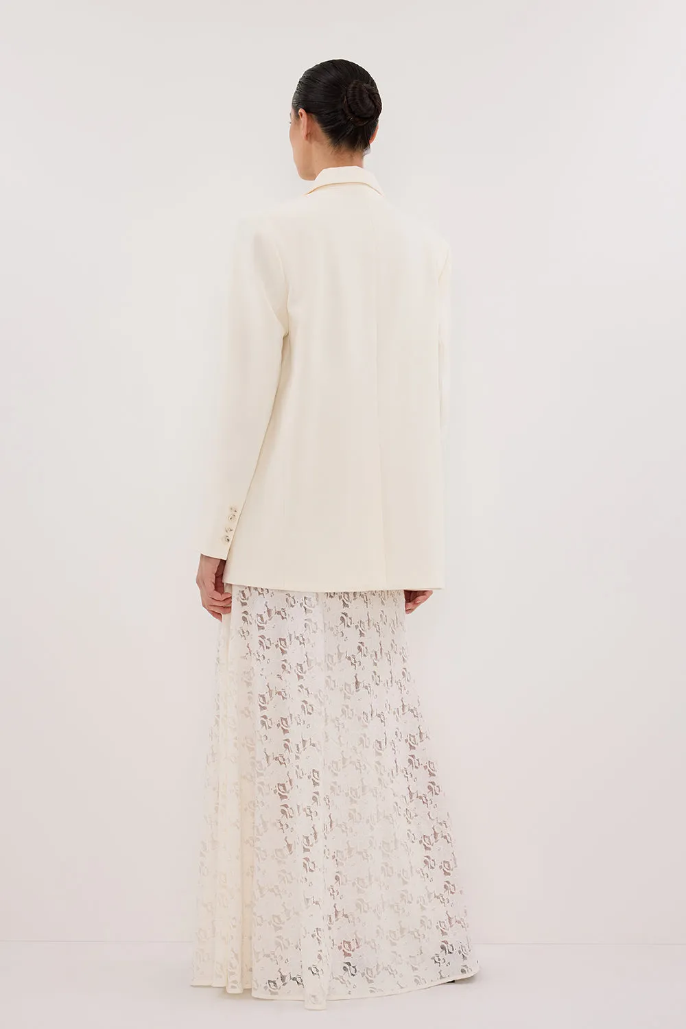 Dissh LIV CREAM BOYFRIEND BLAZER