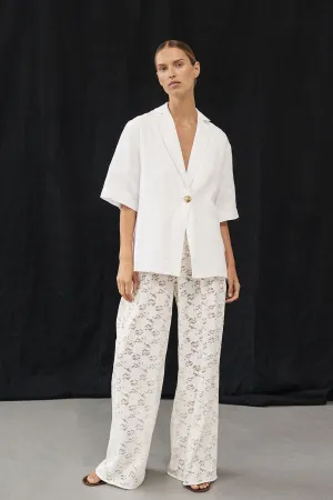 Dissh LOULA WHITE LACE PANT
