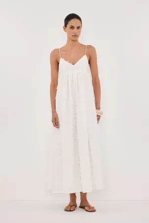 Dissh PALOMA WHITE BABYDOLL MIDI DRESS