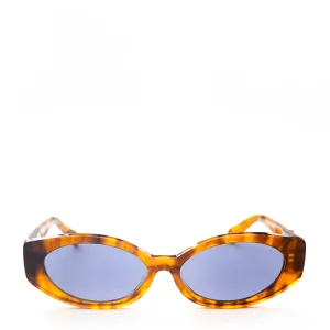 Doorbuster Damson Madder Catty Oval Sunglasses With Bow Detail Tort  Last Chance!