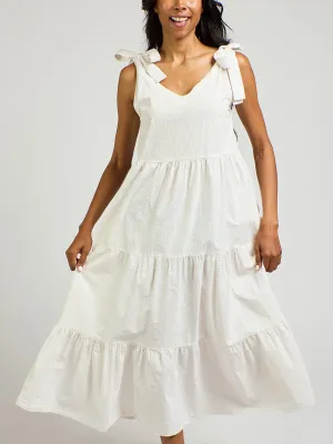 Doorbuster Lorelei Dress - White Waves  Going Fast!
