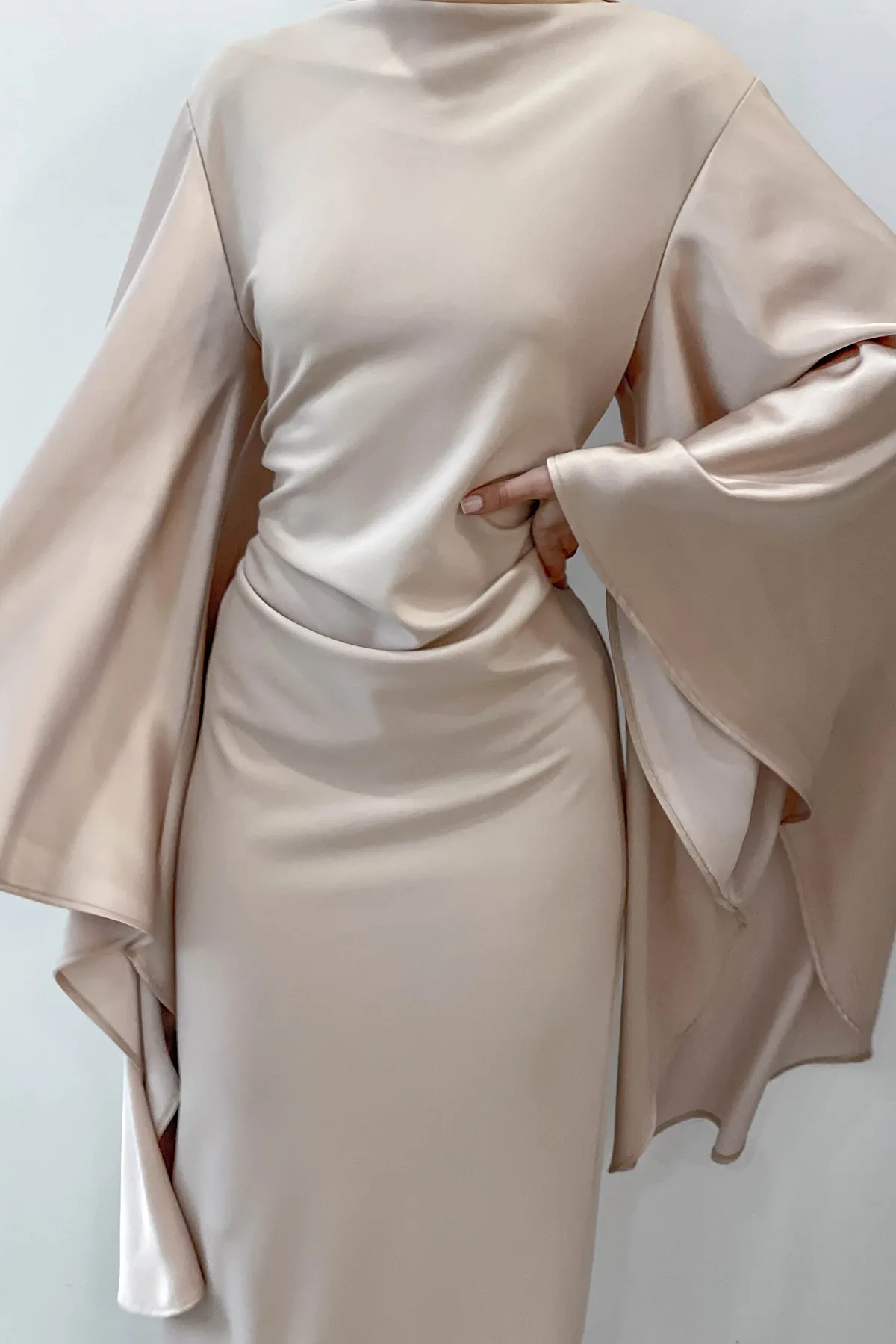 Dove Pale Pink Dress by HSH