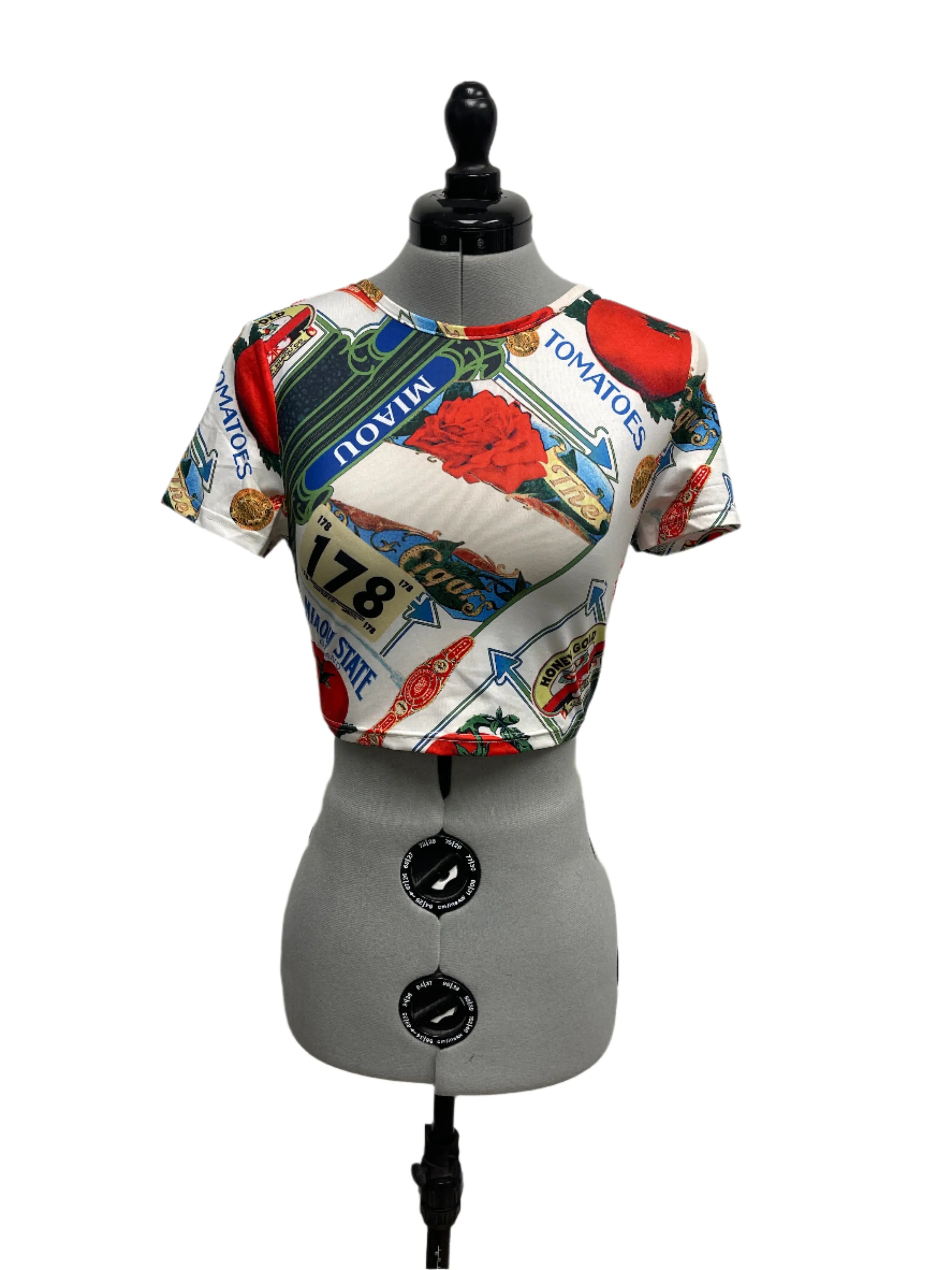 Editors Choice Womens Shein Short Sleeve Top, Size 2  Limited Release!