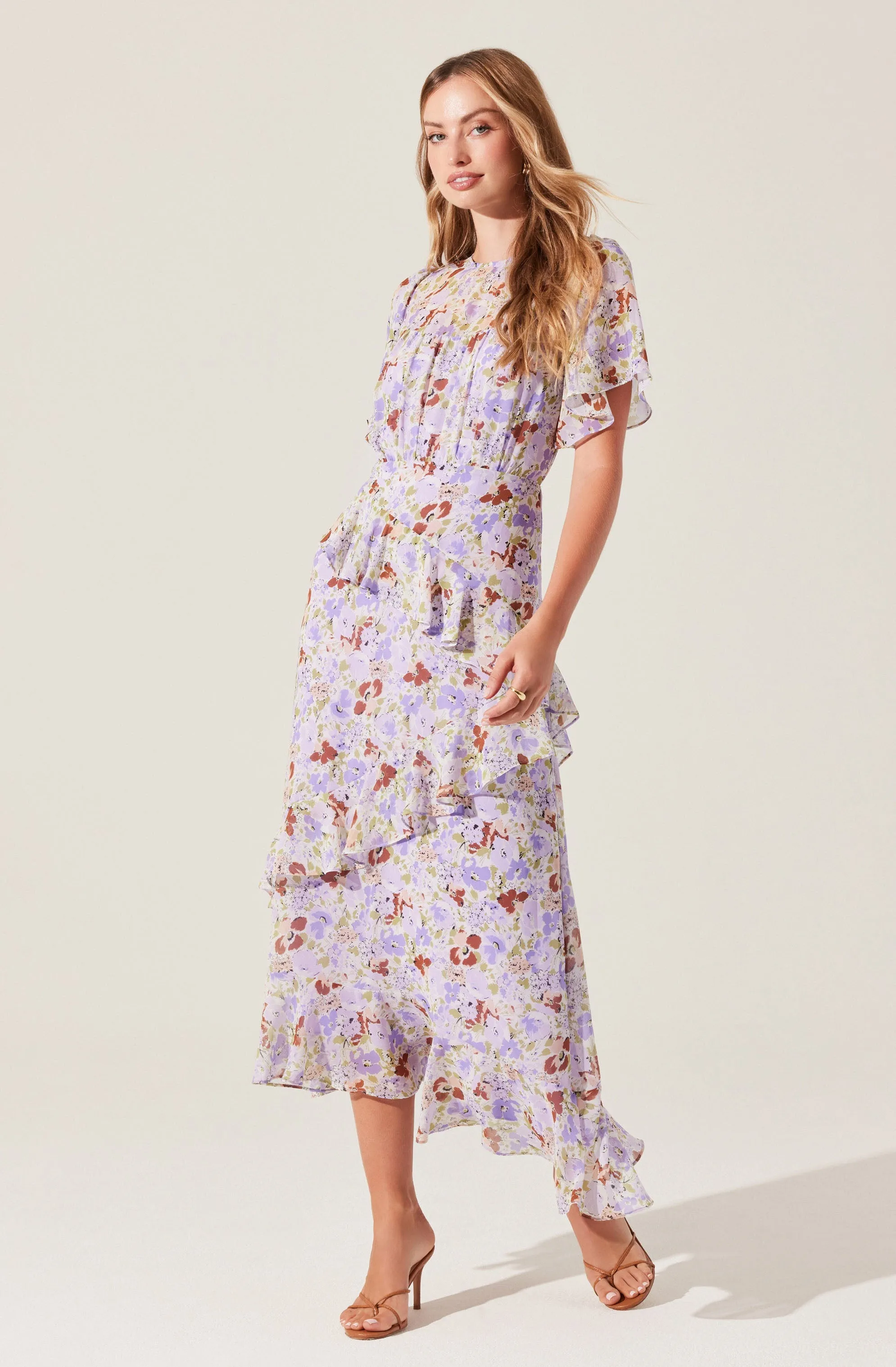 Editors Pick Floramae Floral Ruffle Dress  Limited Availability!