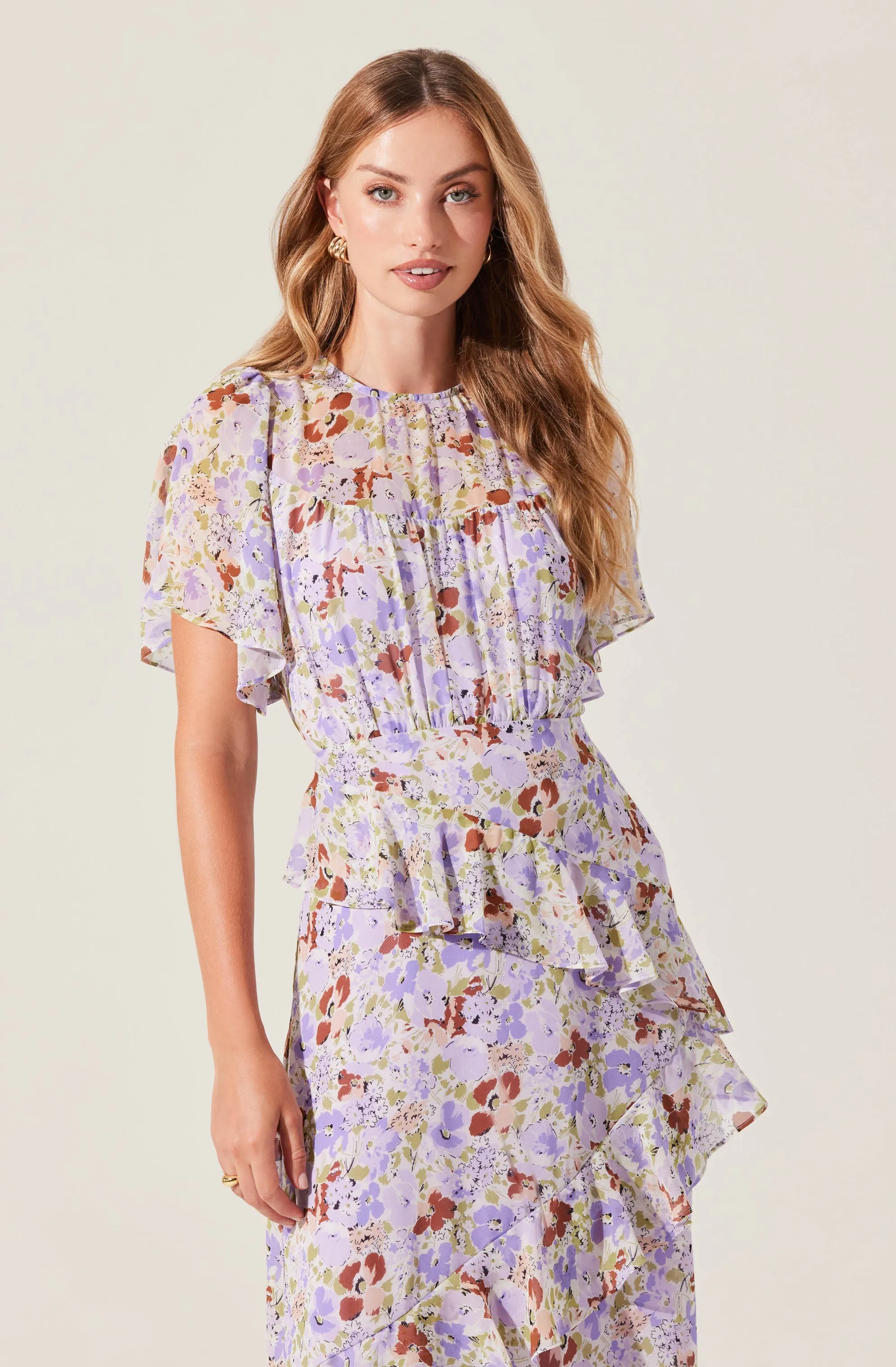 Editors Pick Floramae Floral Ruffle Dress  Limited Availability!