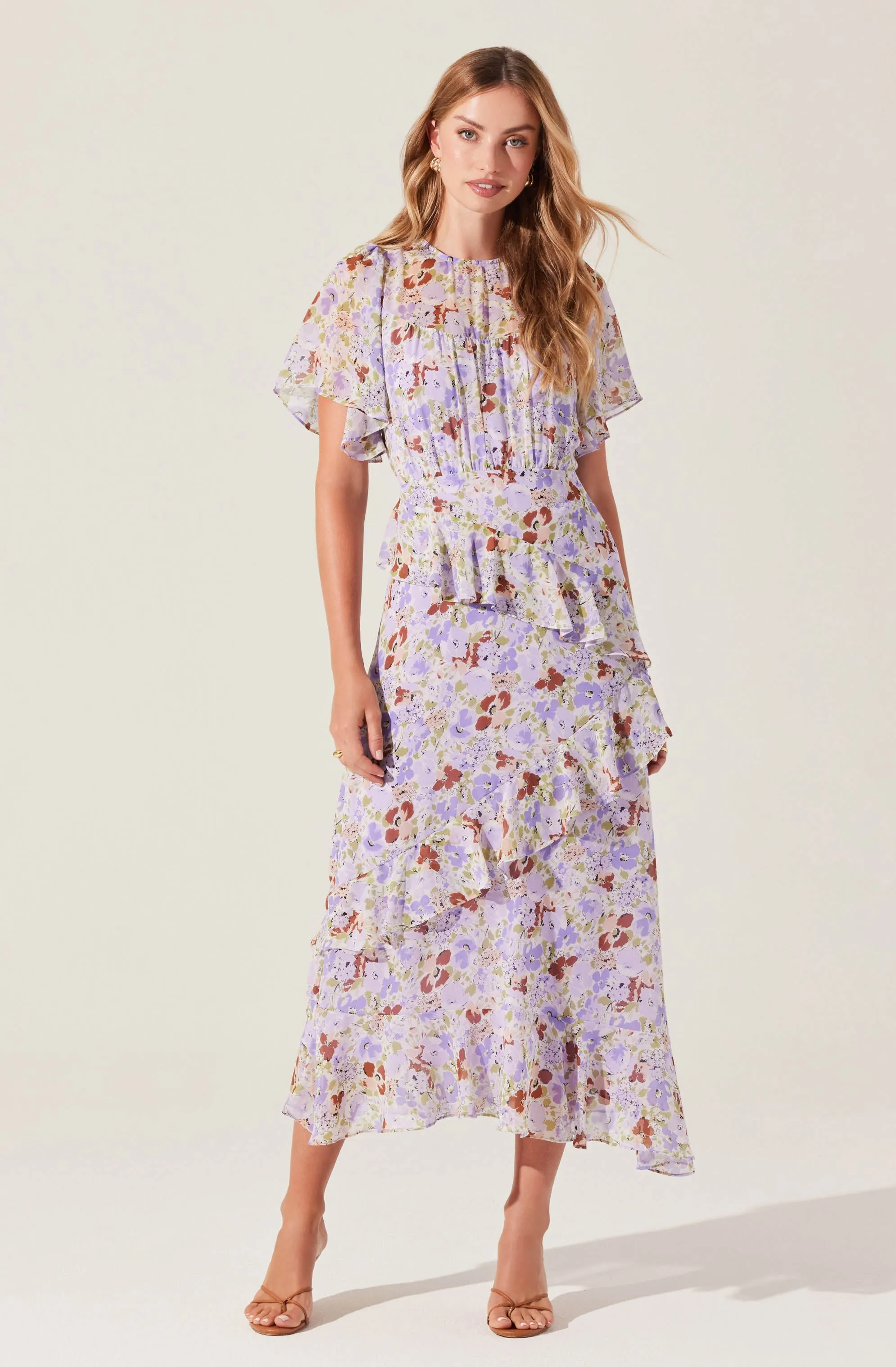 Editors Pick Floramae Floral Ruffle Dress  Limited Availability!