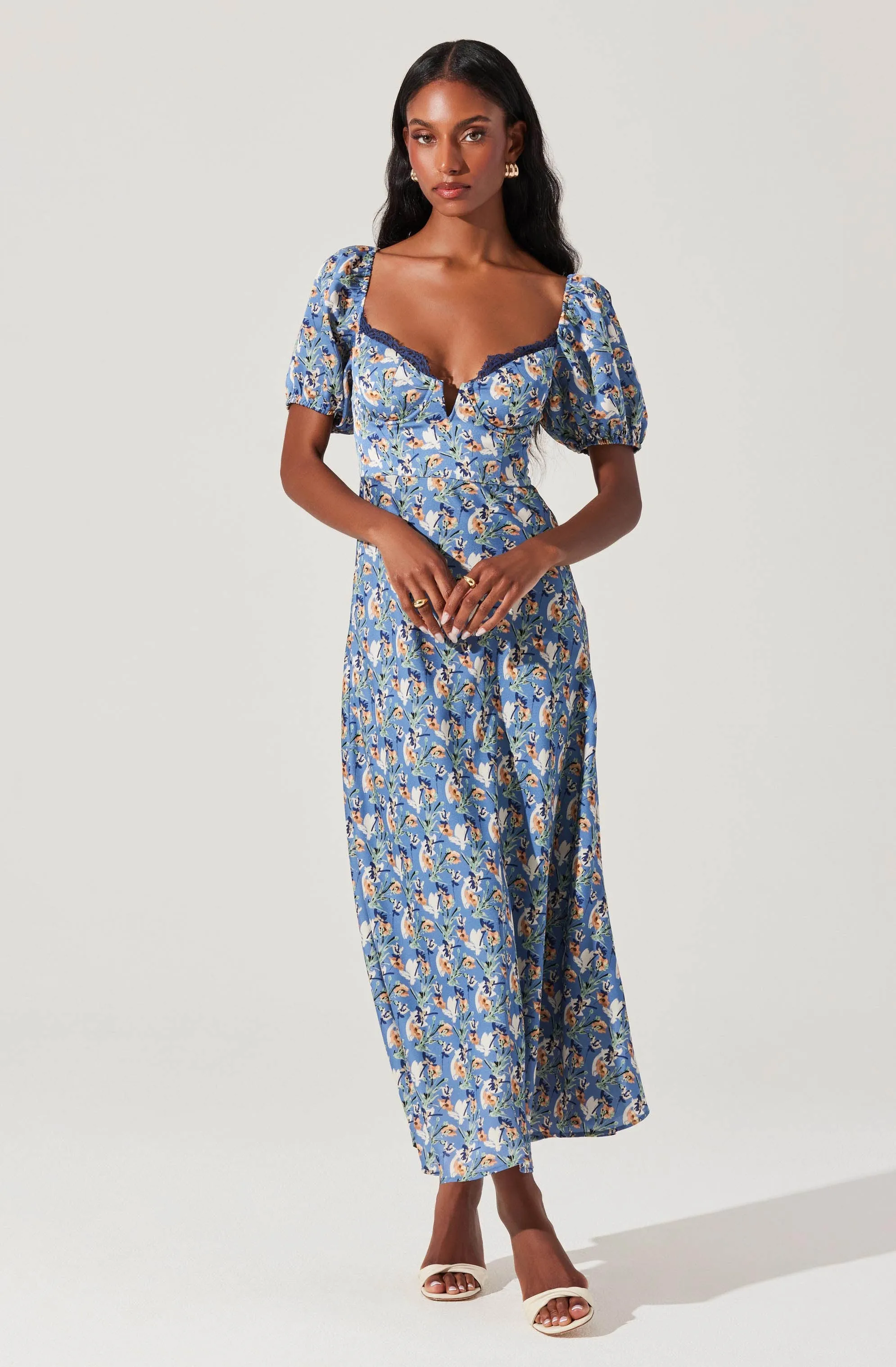 Editors Pick Sylvie Floral Bustier Maxi Dress  Today Only!