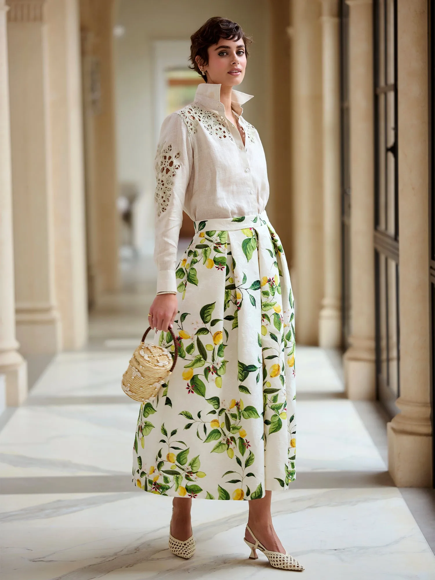 Eliza Lemon Skirt