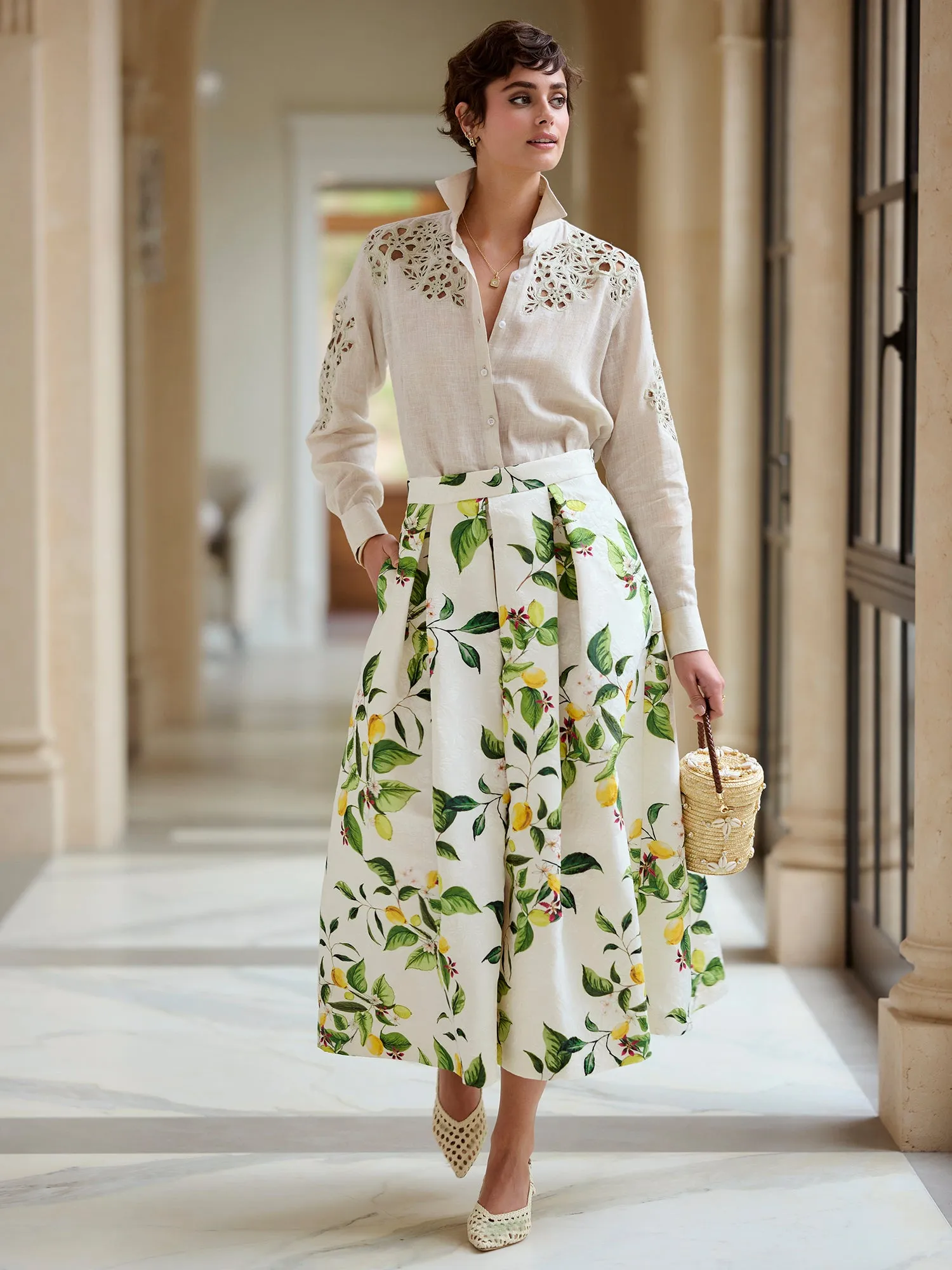 Eliza Lemon Skirt