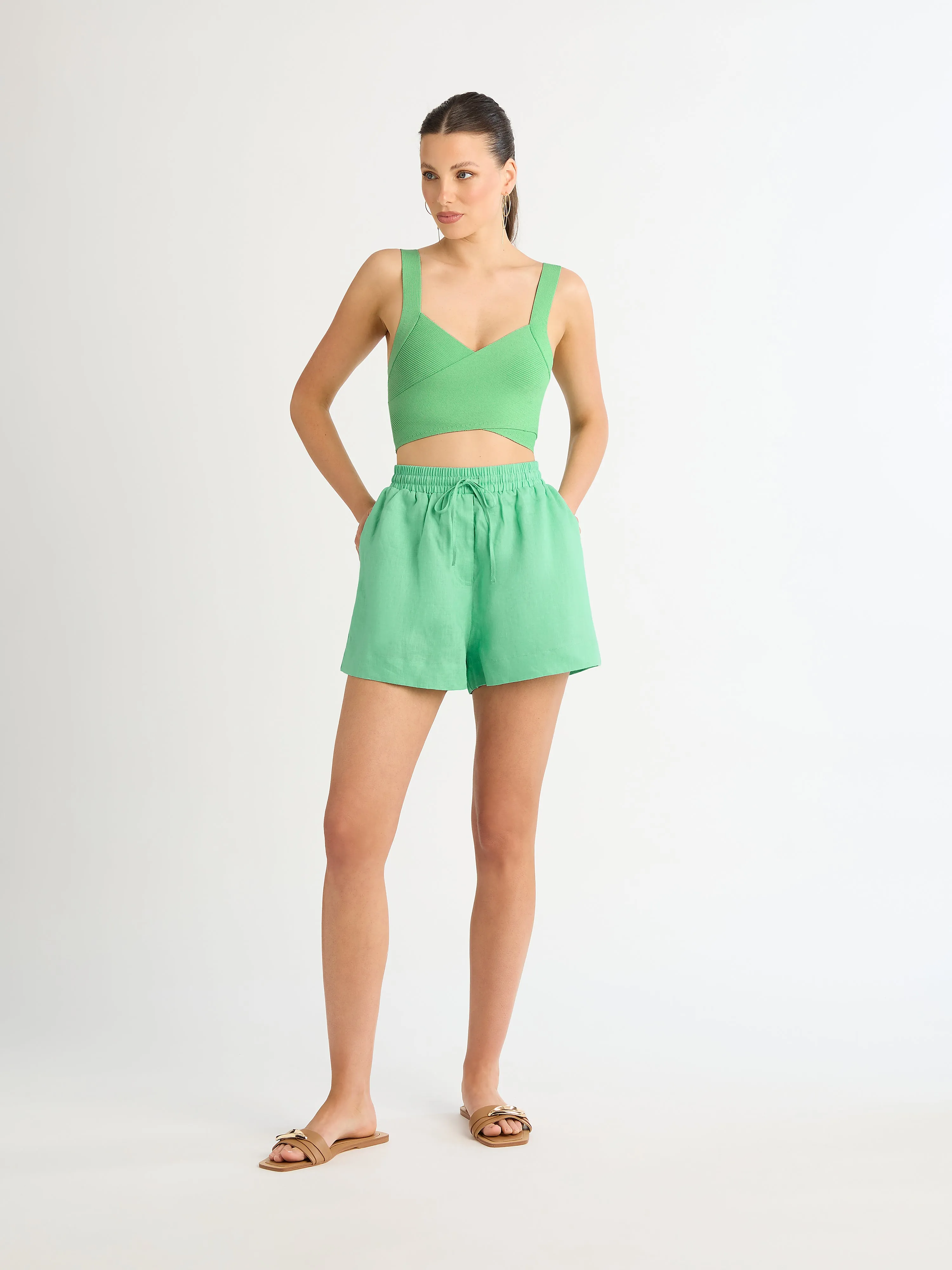 EMMA CROP KNIT TOP