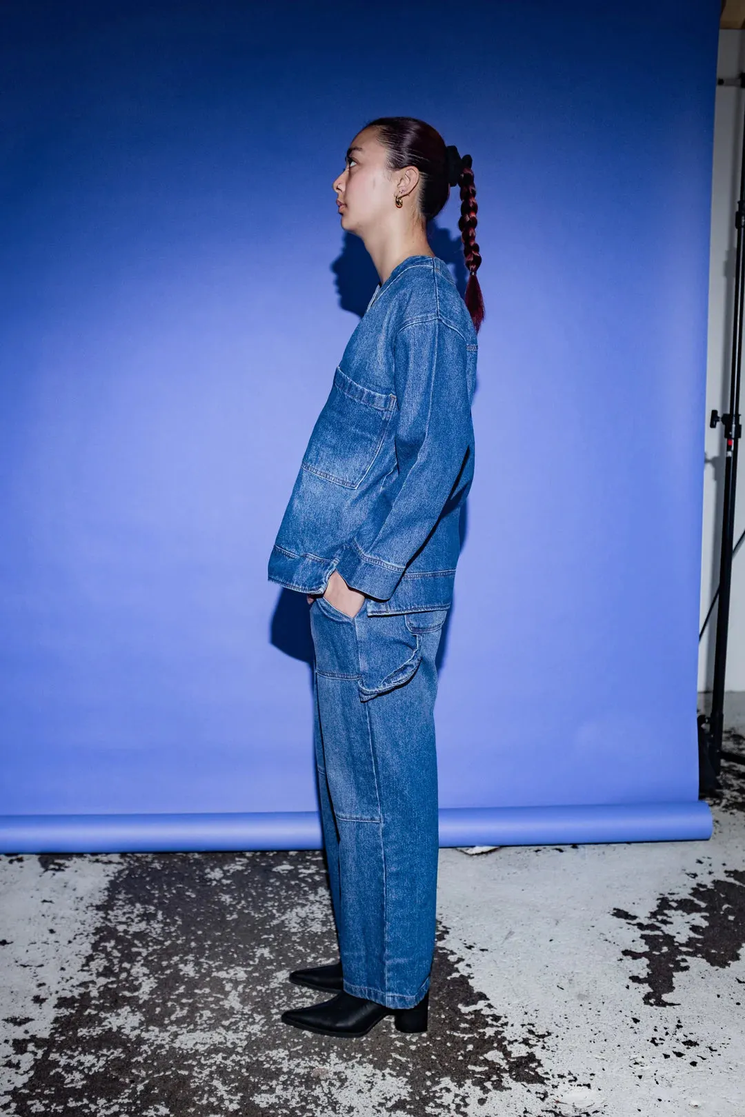 ET TIGRE - SUNNY PANTS - BLUE DENIM - SS25
