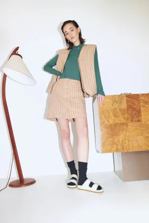 EVE GRAVEL - MIRO SKIRT - CAPPUCCINO/ALMOND - FW22/23