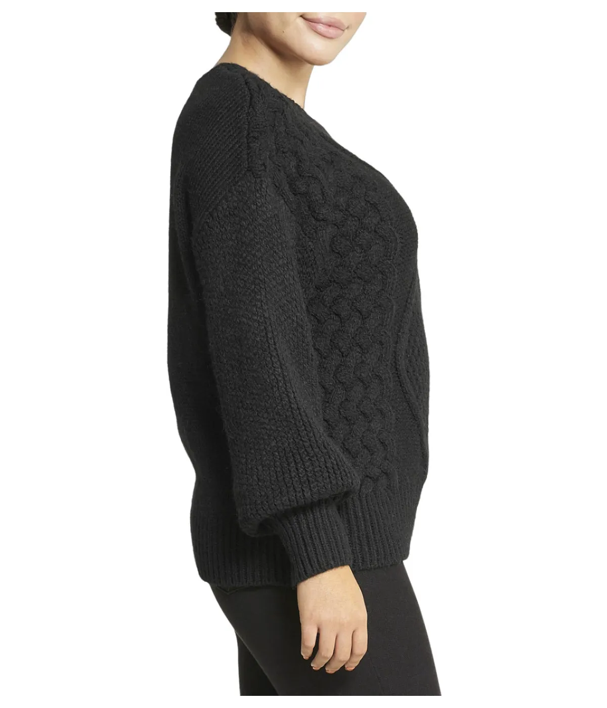 Exclusive Cable Knit Cropped Pullover Sweater  Limited Stock!