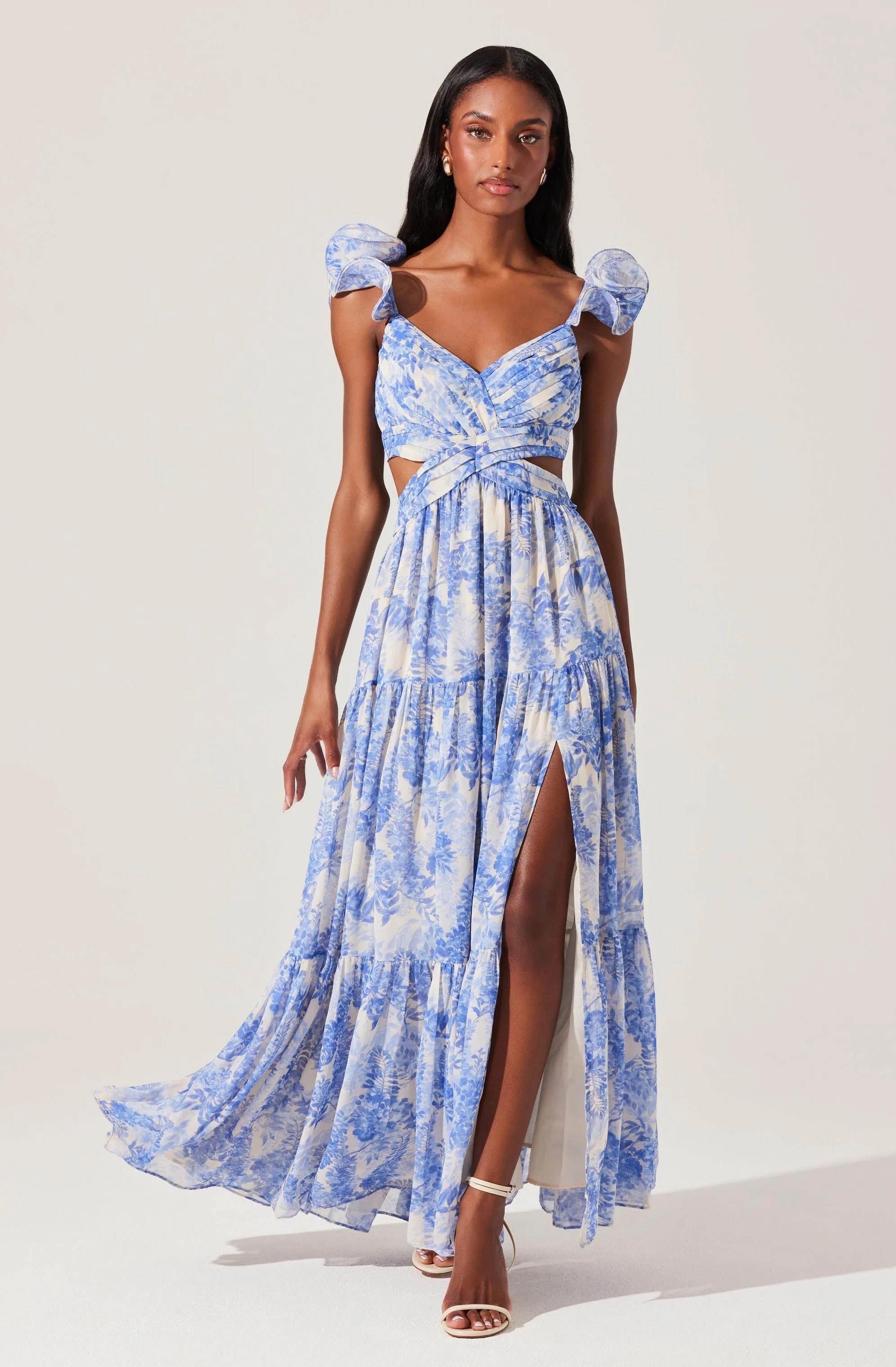 Exclusive Fritillaria Floral Maxi Dress  Last Few Pieces!