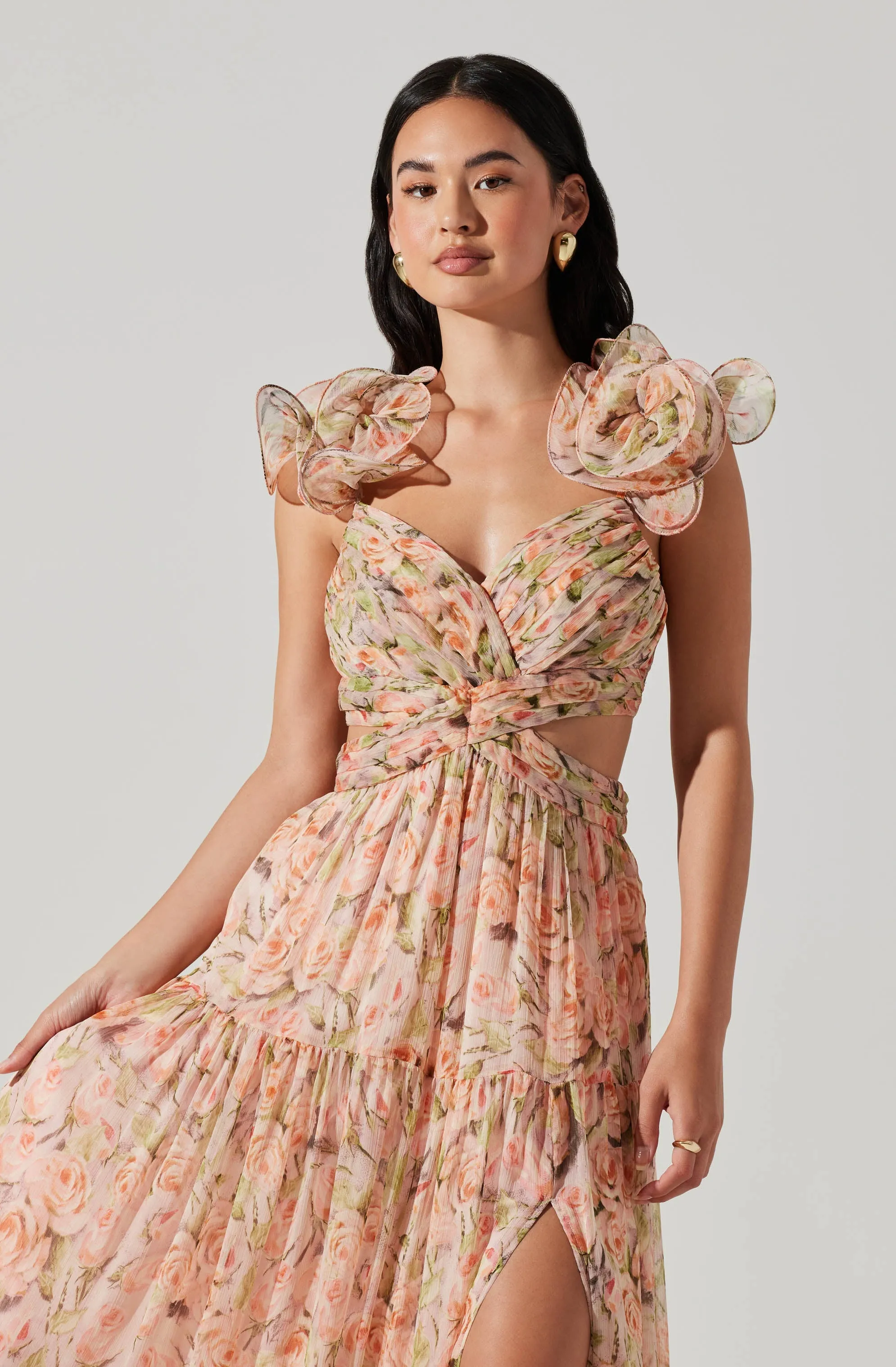 Exclusive Fritillaria Floral Maxi Dress  Last Few Pieces!