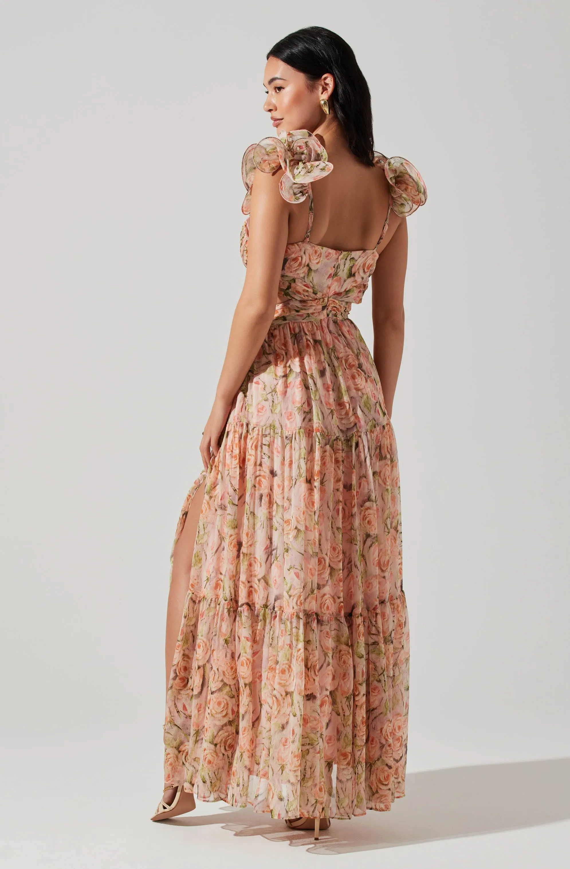 Exclusive Fritillaria Floral Maxi Dress  Last Few Pieces!