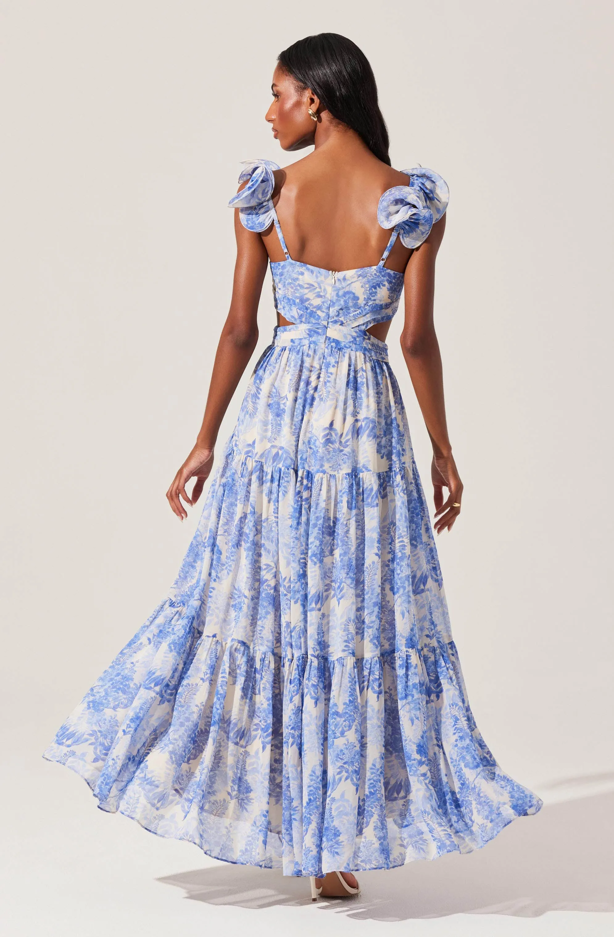 Exclusive Fritillaria Floral Maxi Dress  Last Few Pieces!