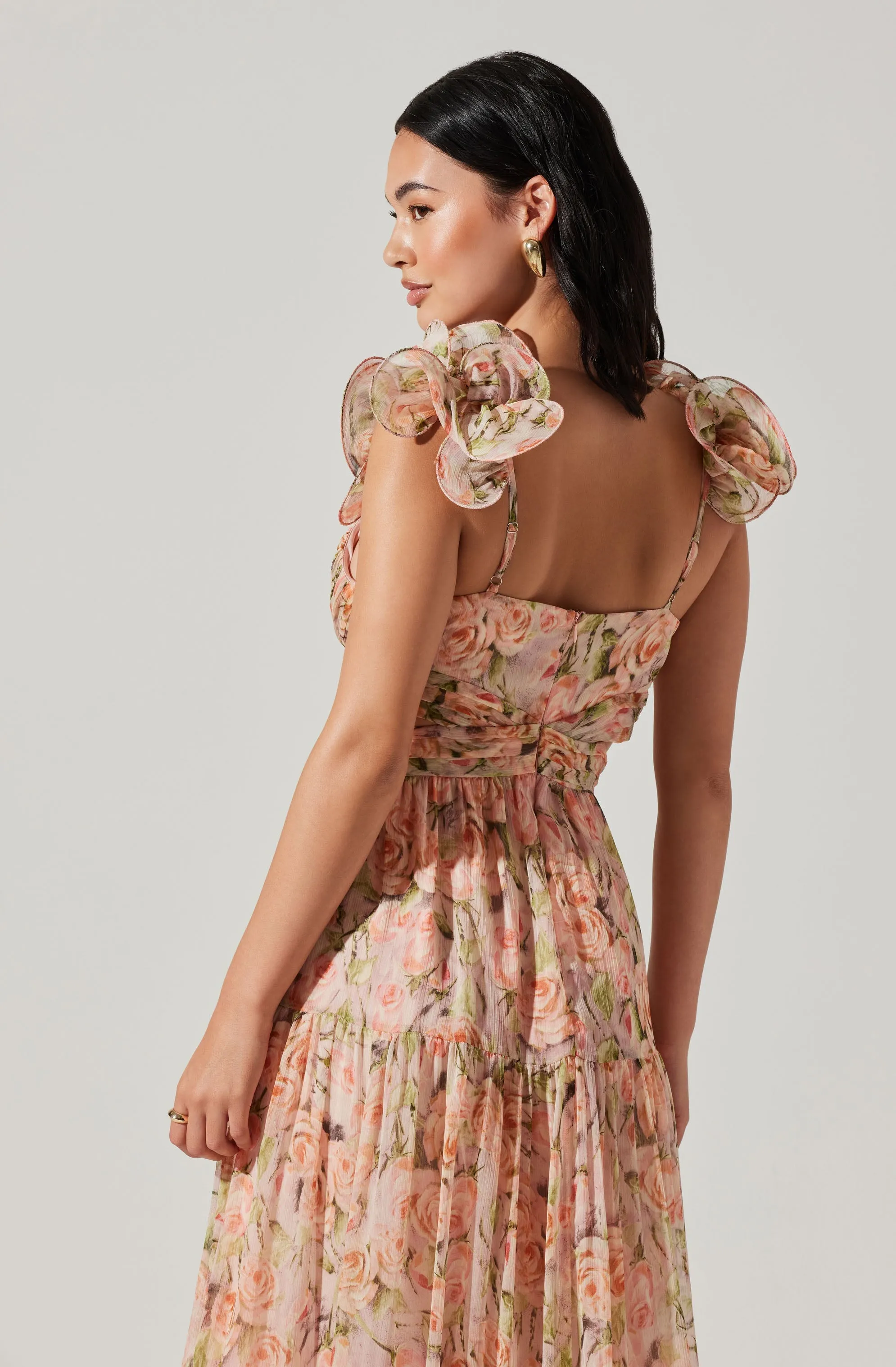 Exclusive Fritillaria Floral Maxi Dress  Last Few Pieces!