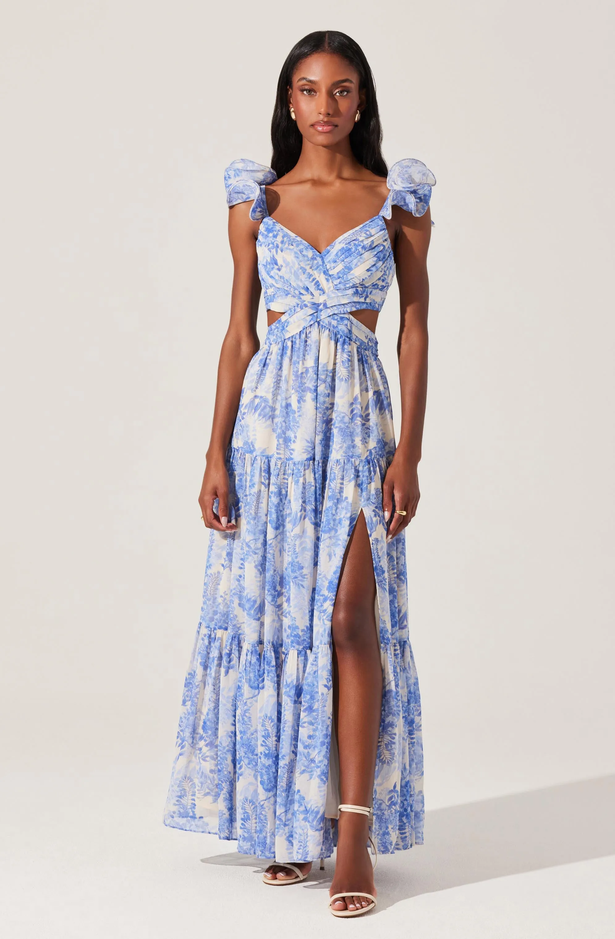 Exclusive Fritillaria Floral Maxi Dress  Last Few Pieces!