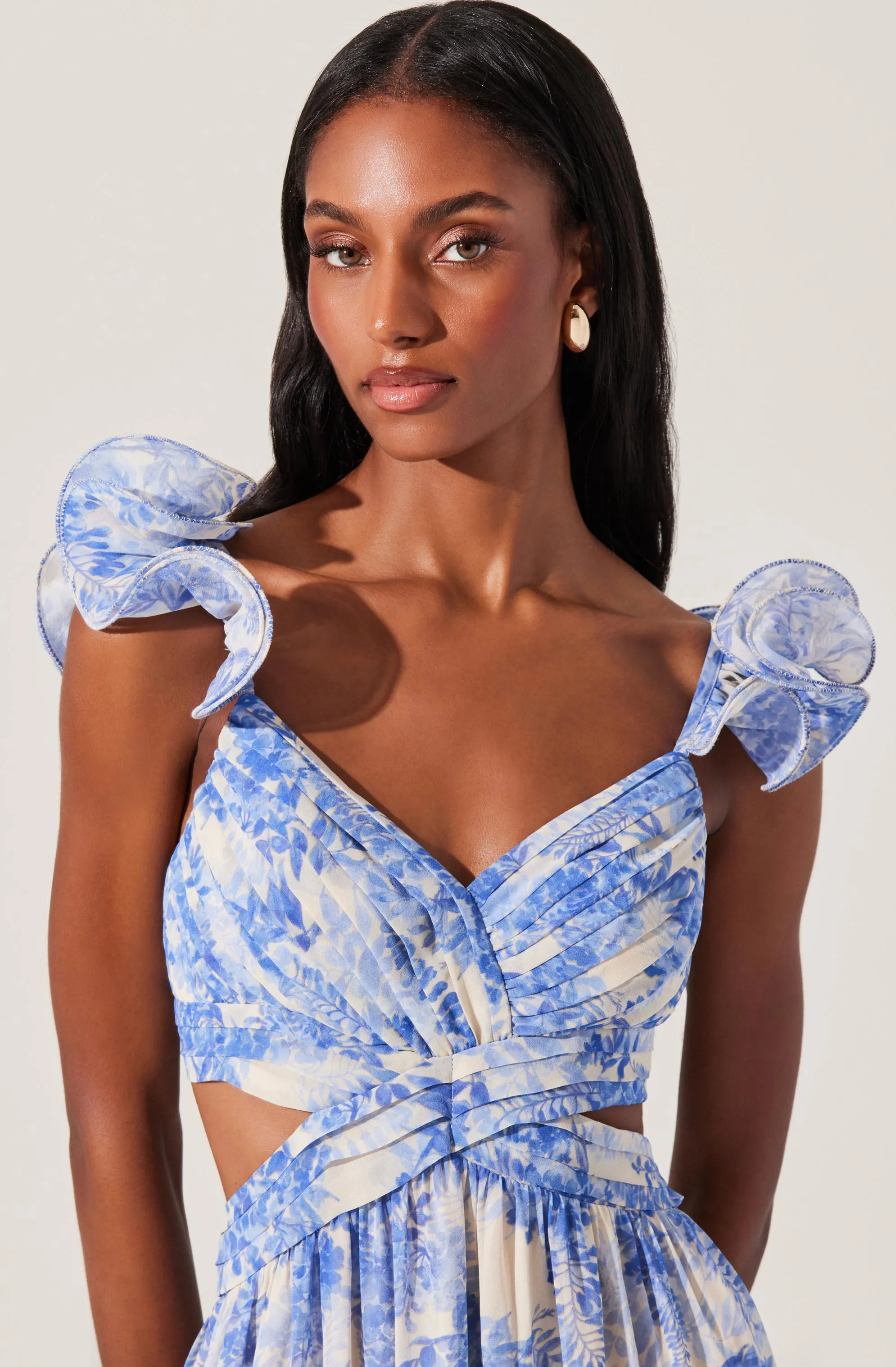 Exclusive Fritillaria Floral Maxi Dress  Last Few Pieces!