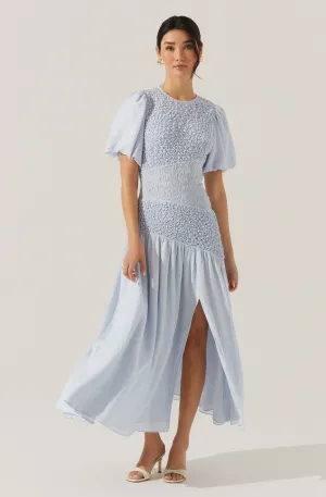 Exclusive Theoni Smocked Asymmetric Dress  Stylish & Comfortable