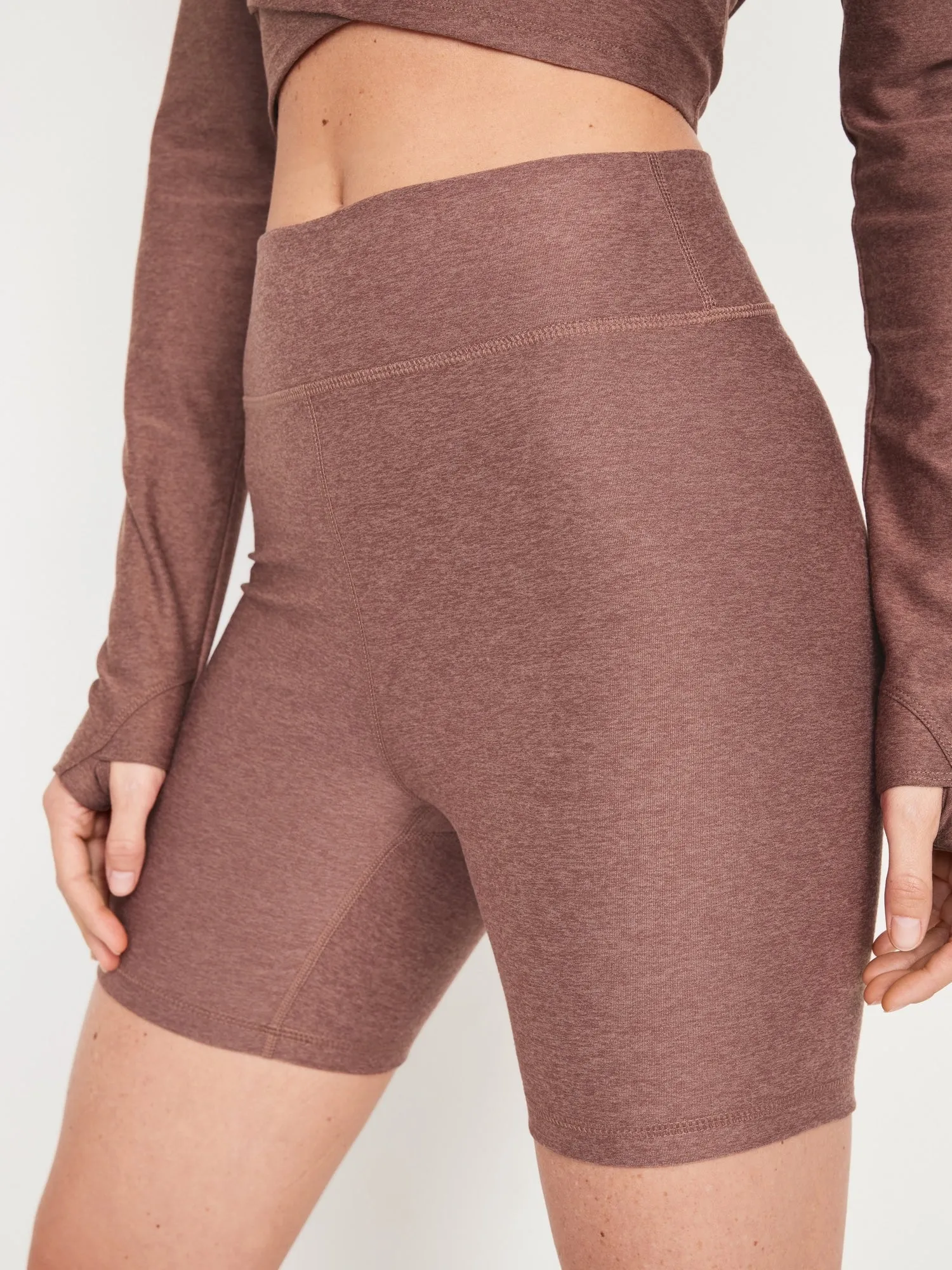 Extra High-Waisted Cloud  Biker Shorts -- 6-inch inseam