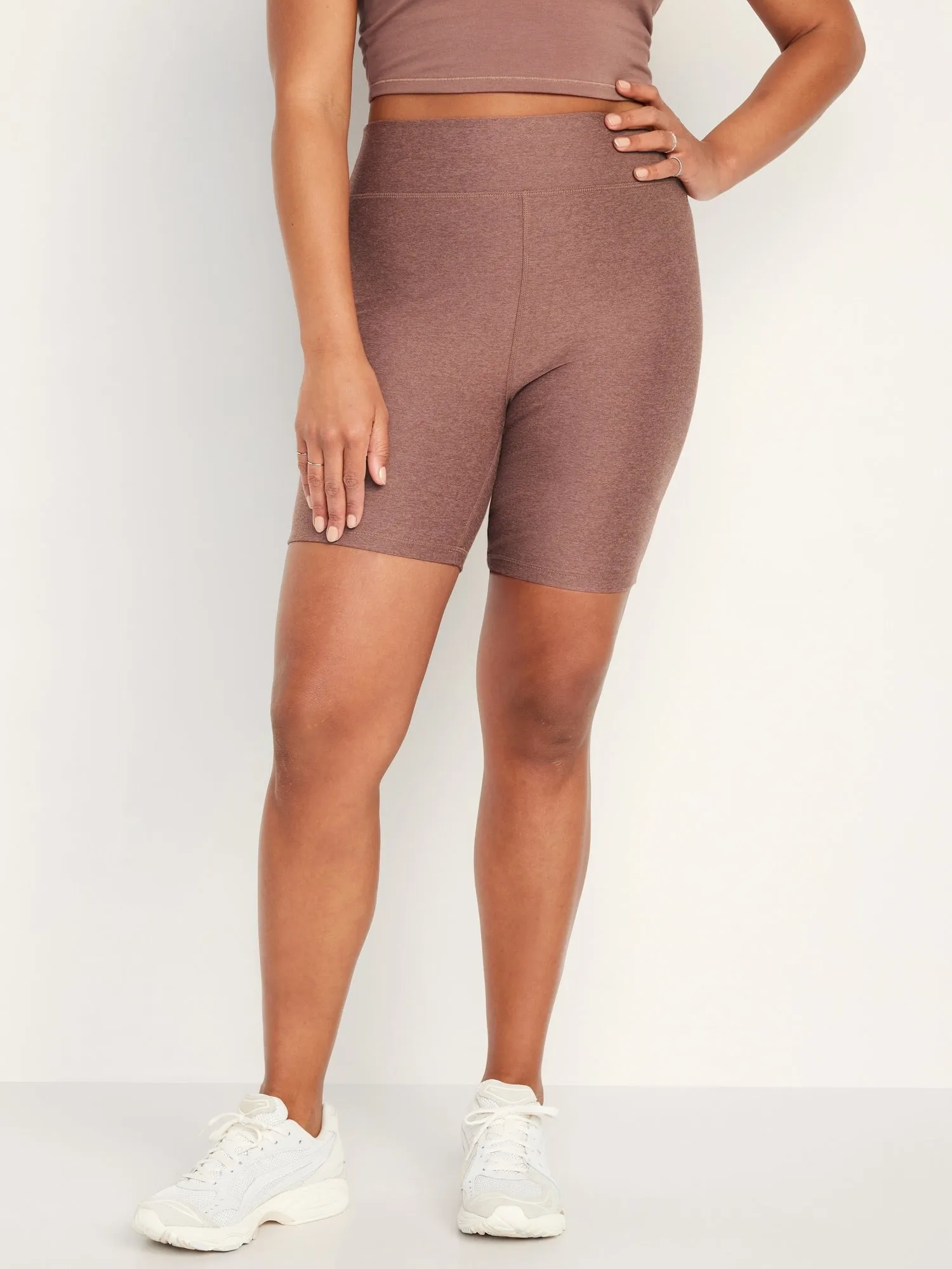 Extra High-Waisted Cloud  Biker Shorts -- 6-inch inseam