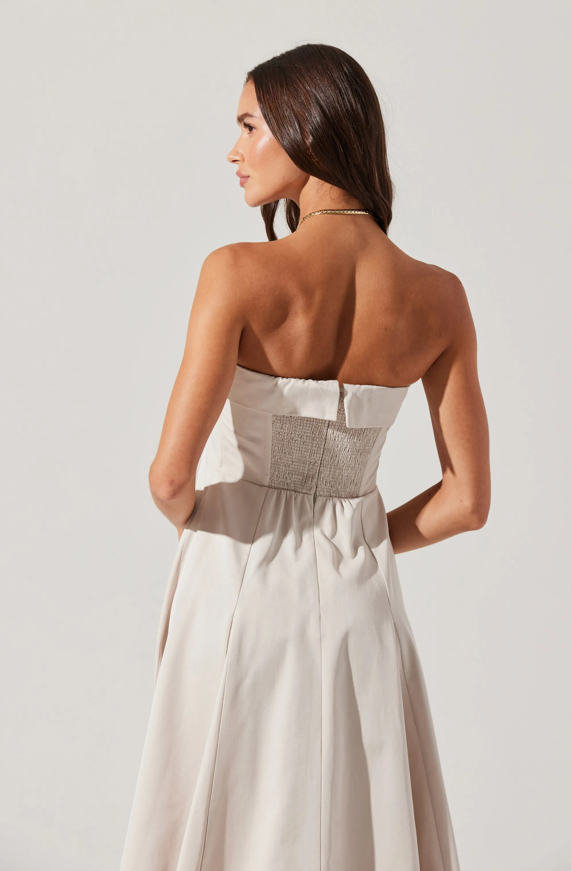 Final Few Ayeri Strapless Midi Dress  Almost Gone!