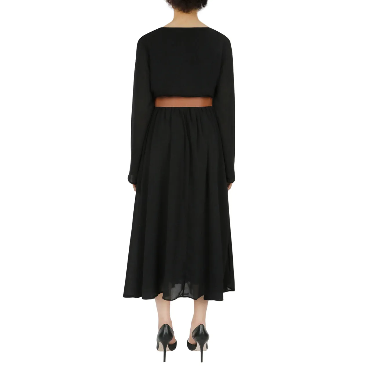 Final Few Belted Long Sleeve Dress  Stylish & Comfortable