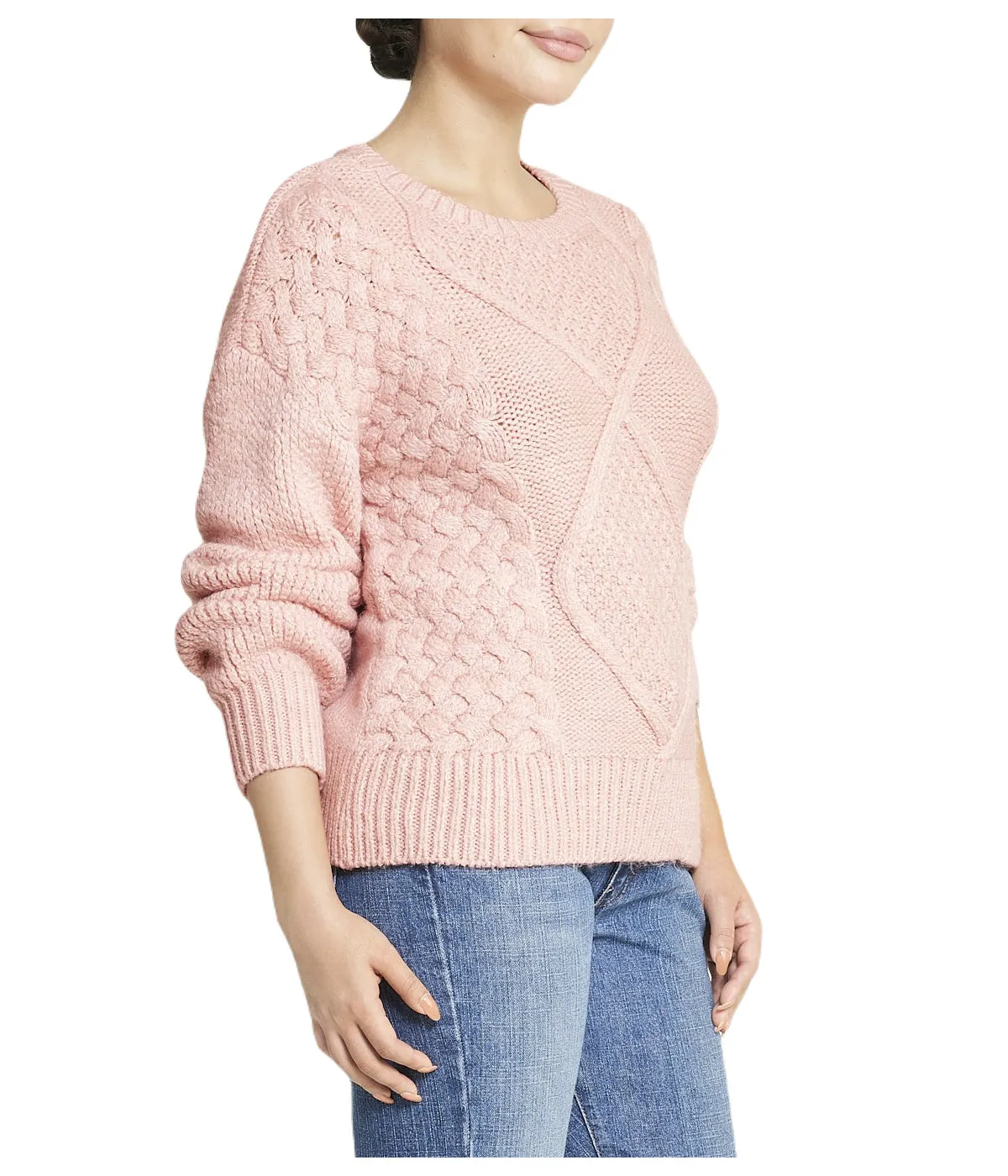 Final Few Cable Knit Cropped Pullover Sweater  Stylish & Comfortable