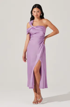 Final Few Cersei One Shoulder Midi Dress  Limited Availability!