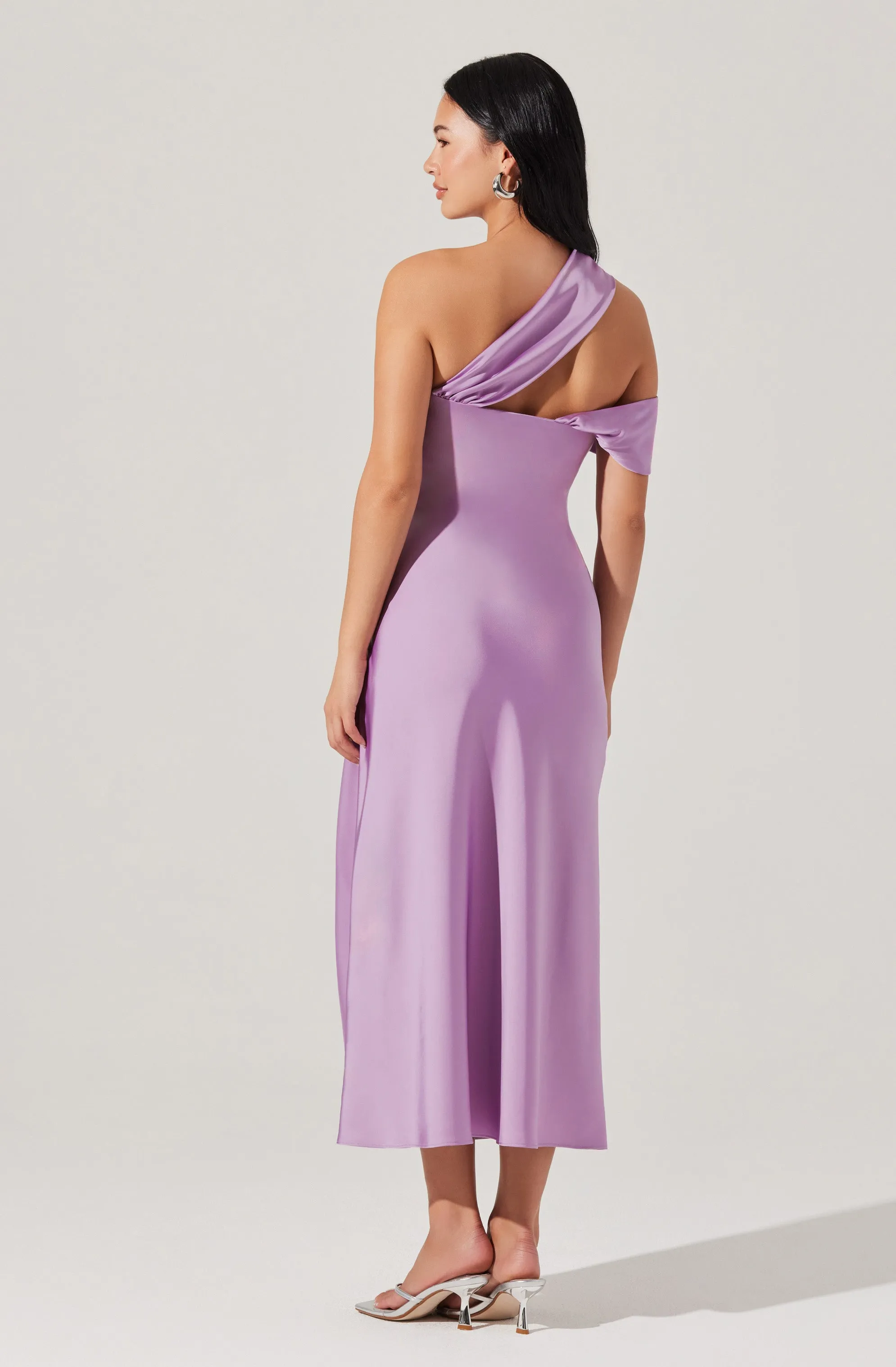 Final Few Cersei One Shoulder Midi Dress  Limited Availability!