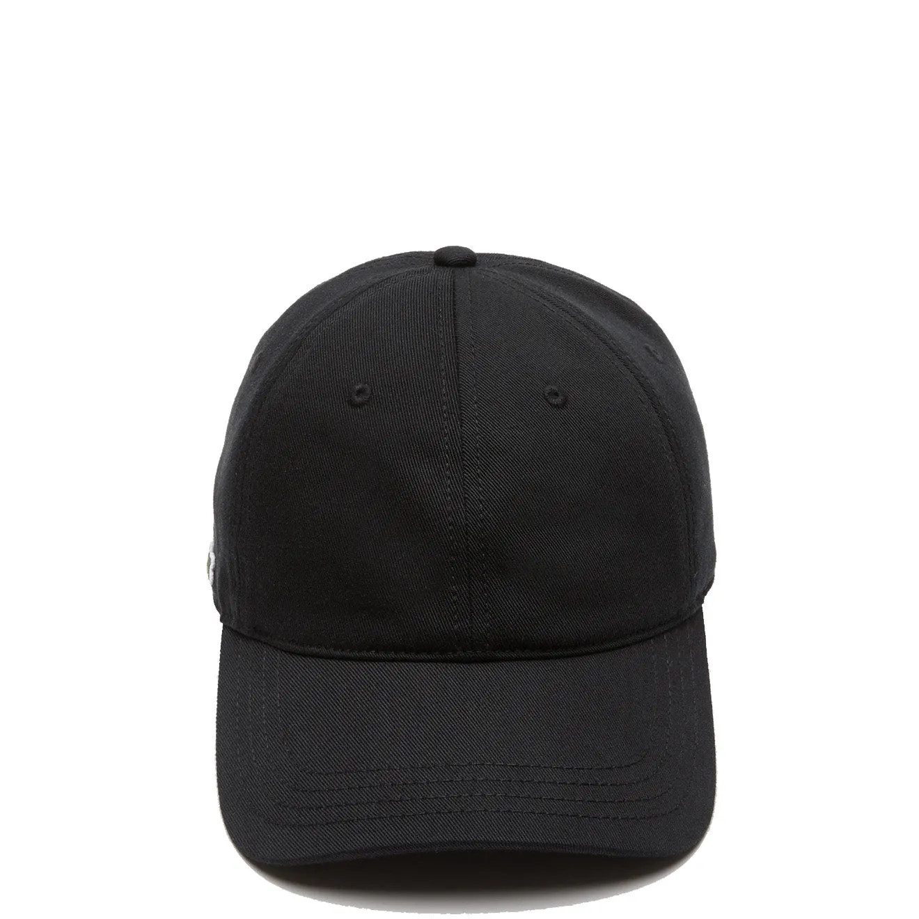 Final Few Lacoste Unisex Organic Cotton Twill Cap Black  Limited Release!