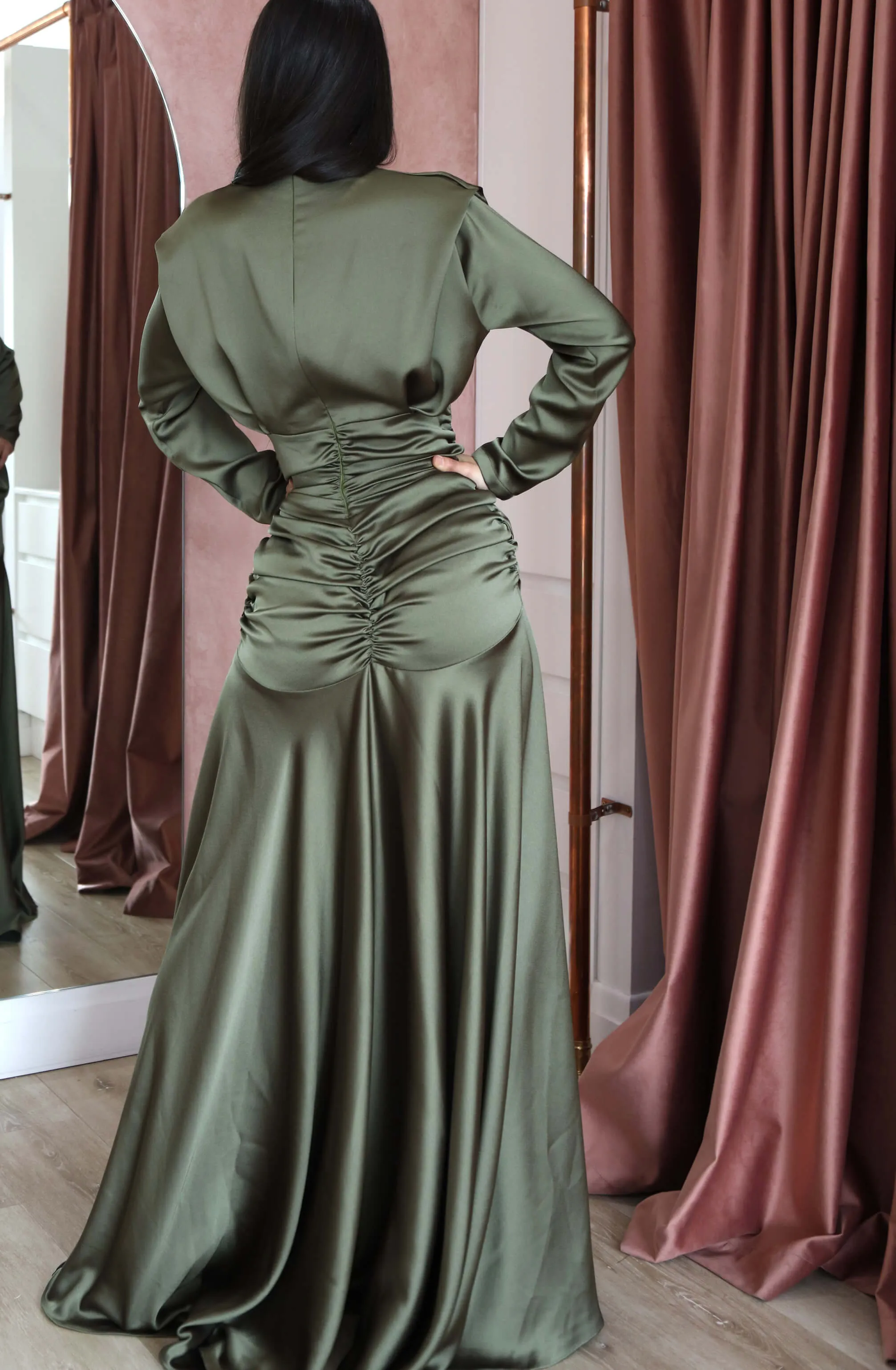 FINAL SALE: Khaki Bliss Gown by HSH