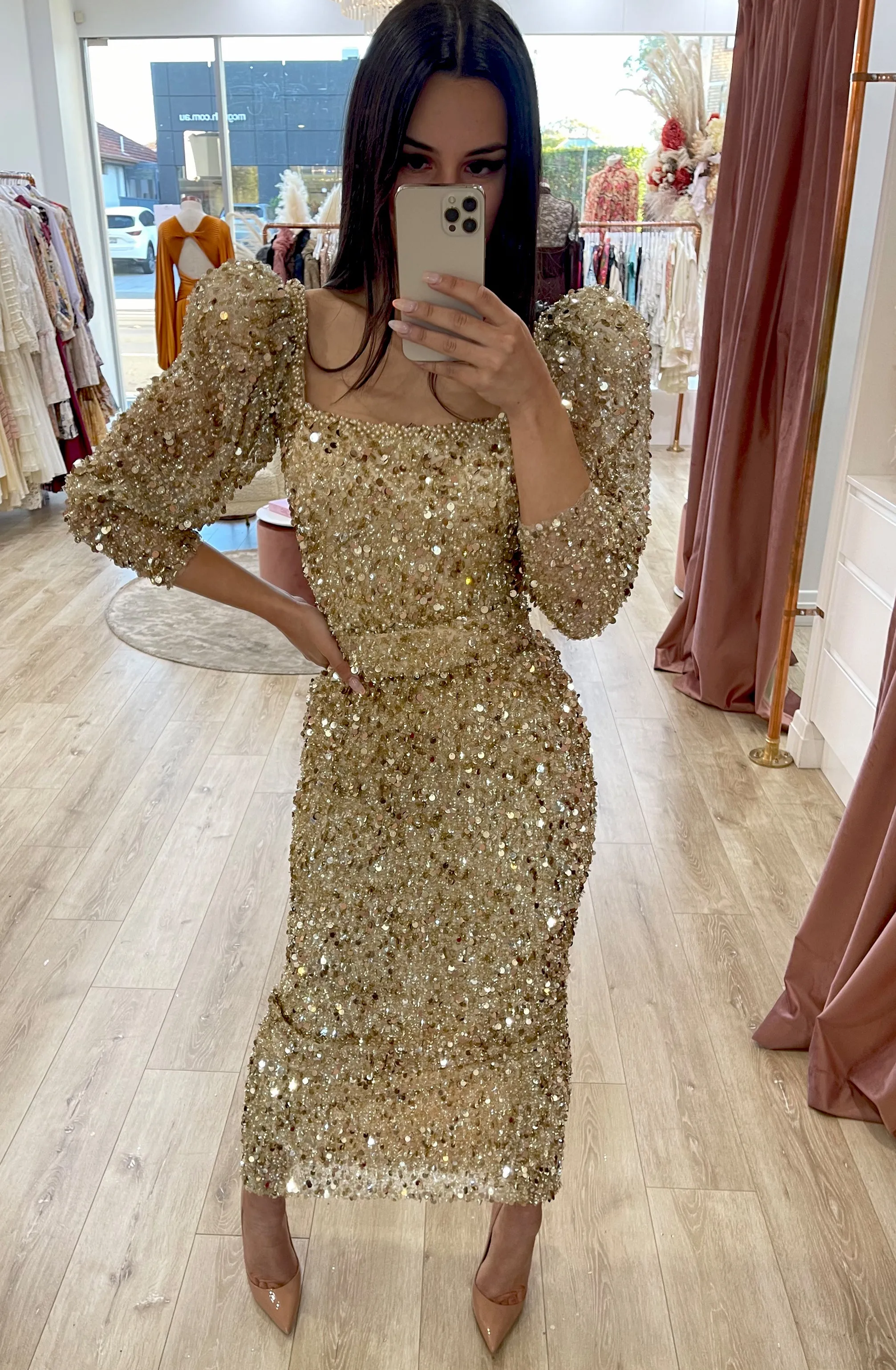 FINAL SALE: Magnific Midi Gold by HSH