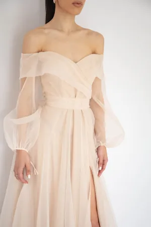 FINAL SALE: Rana Gown In Ivory by HSH