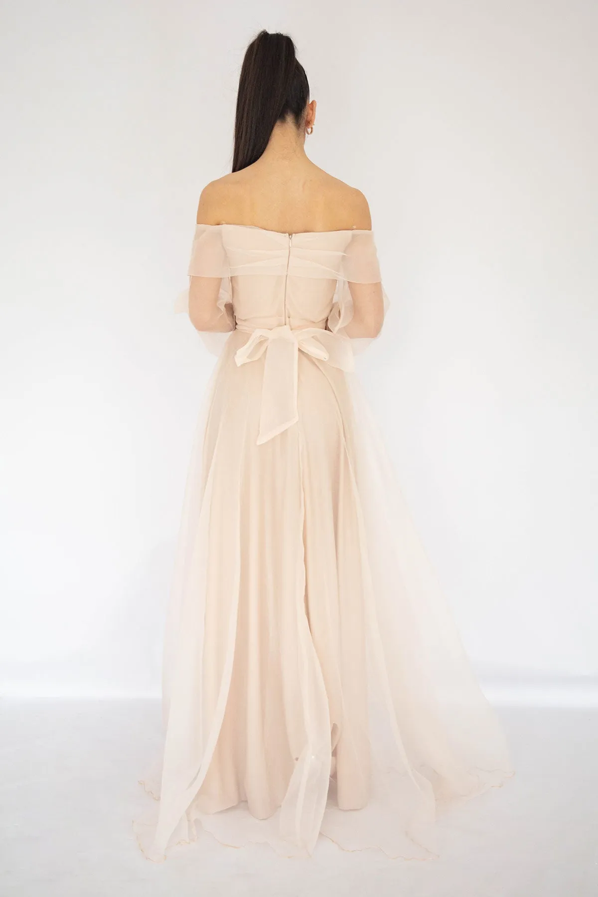 FINAL SALE: Rana Gown In Ivory by HSH