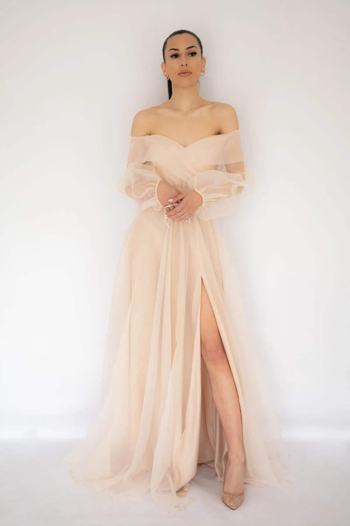 FINAL SALE: Rana Gown In Ivory by HSH