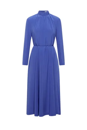FINAL SALE: Silk Gather Neck Dress by Scanlan Theodore