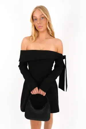 Finch Mini Dress Black