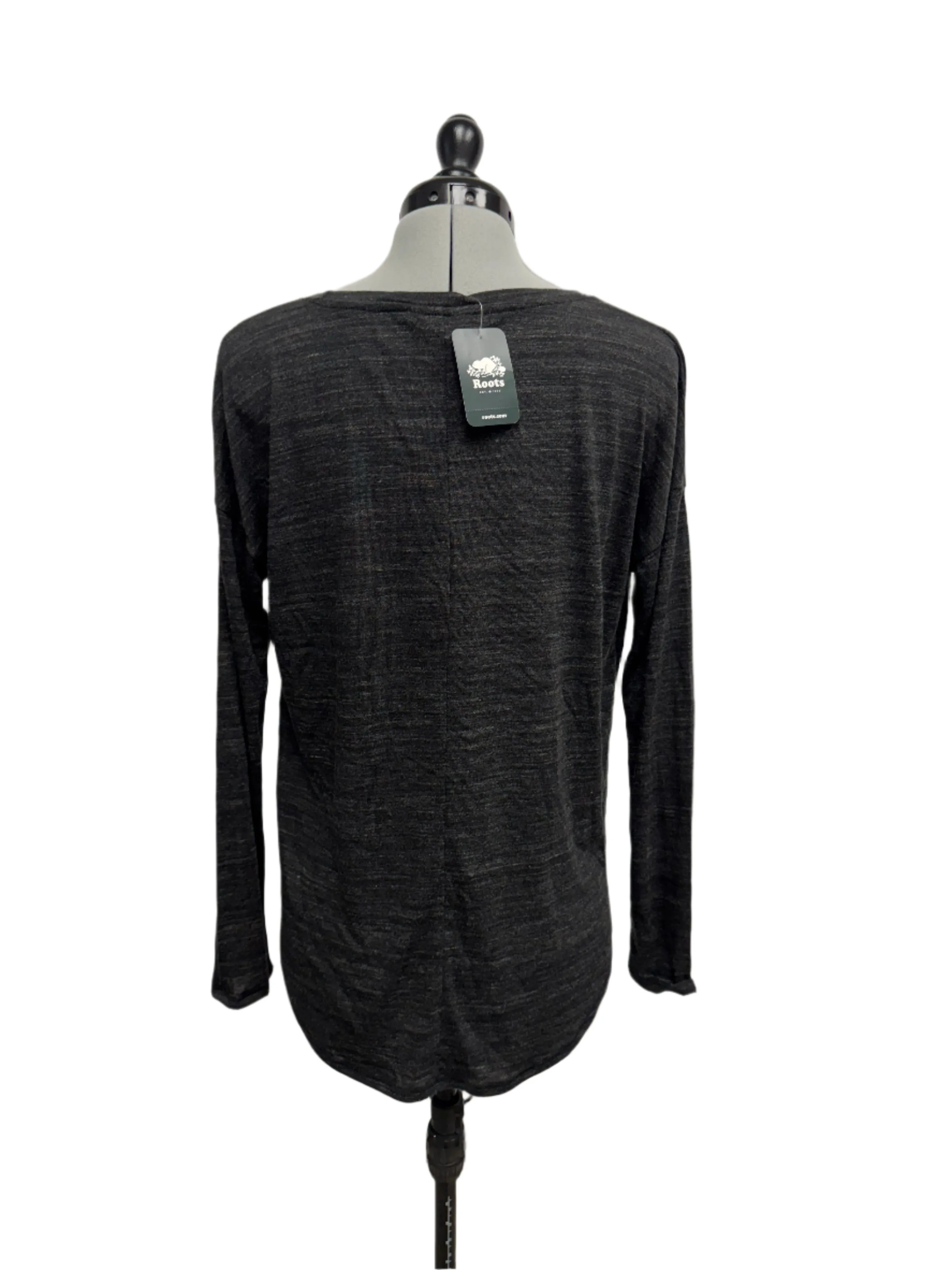 Flash Sale Womens Roots Long Sleeve Sweater, Small  Last Chance!