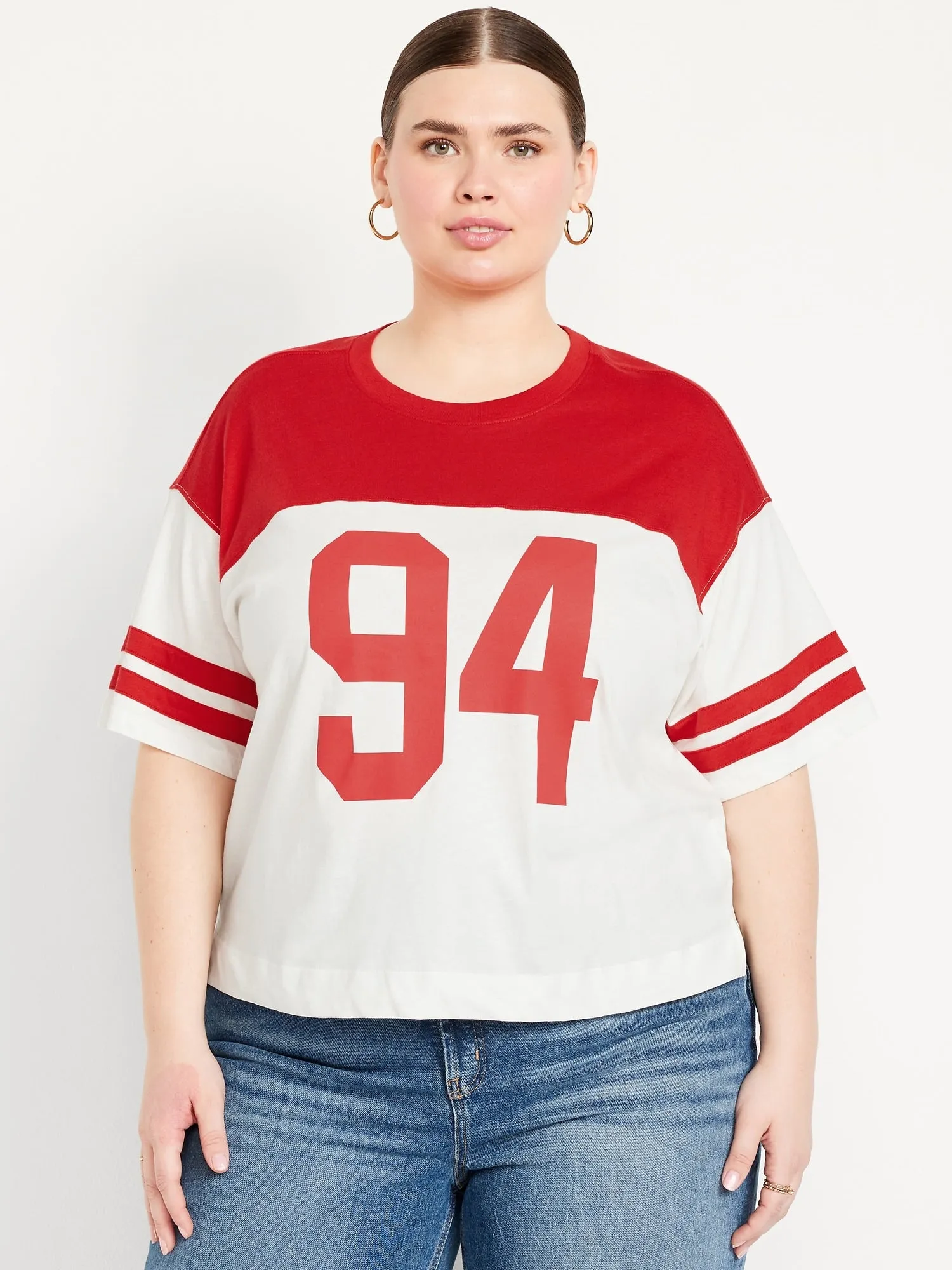 Football-Style Graphic T-Shirt