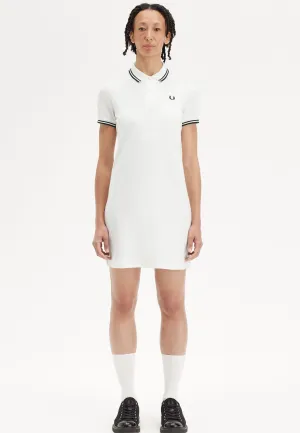 Fred Perry - The Twin Tipped Snow White/Court Green - Dress
