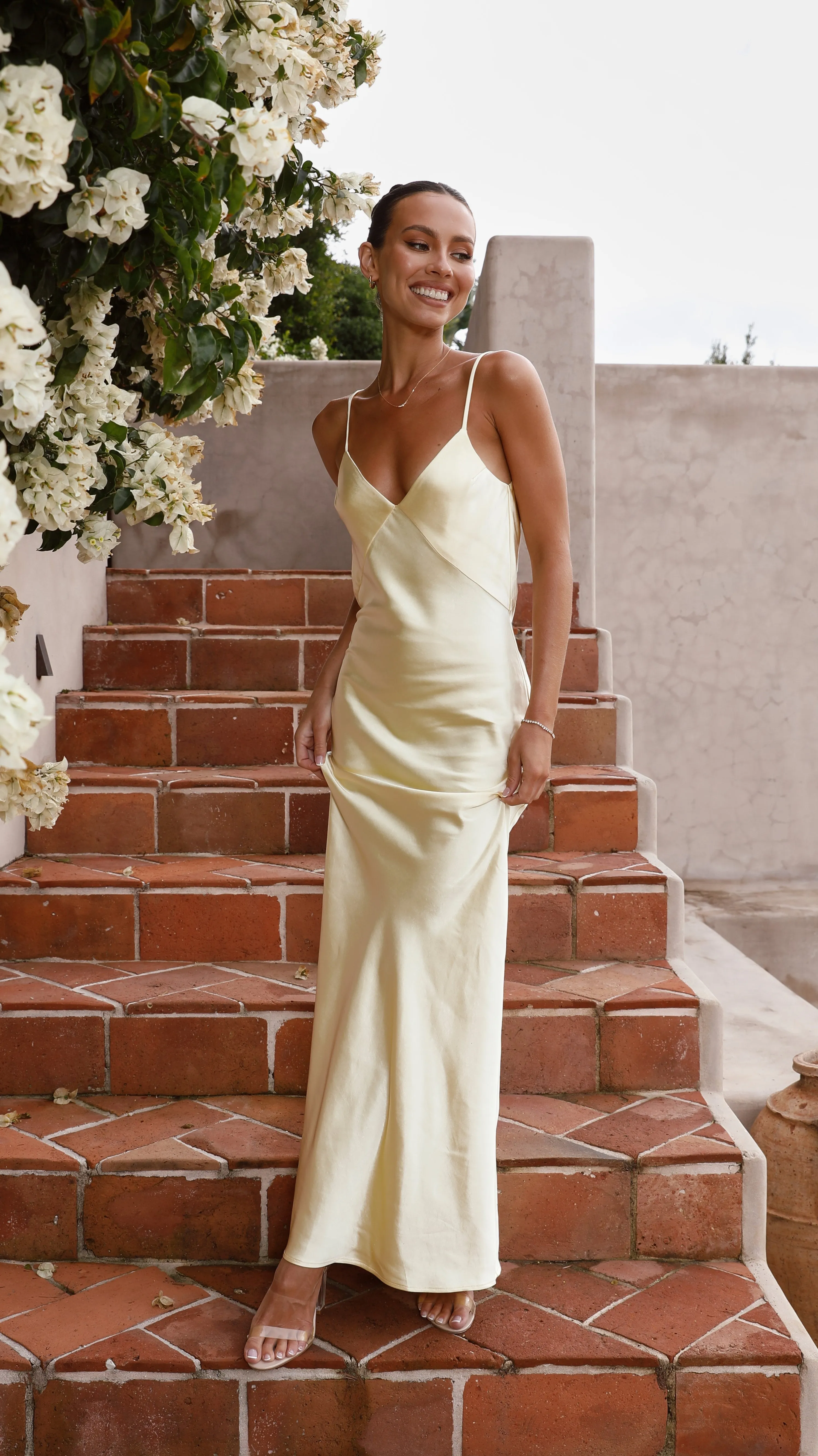 Gisella Maxi Dress - Yellow Billy J