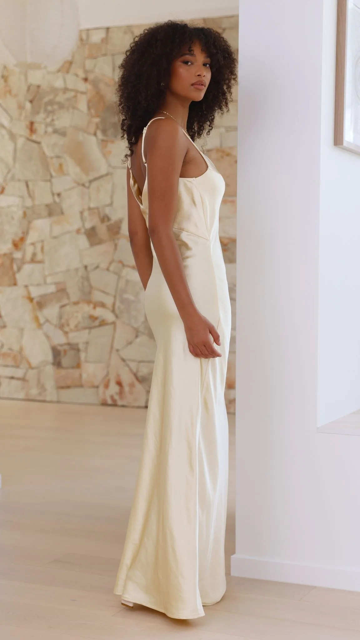 Gisella Maxi Dress - Yellow Billy J