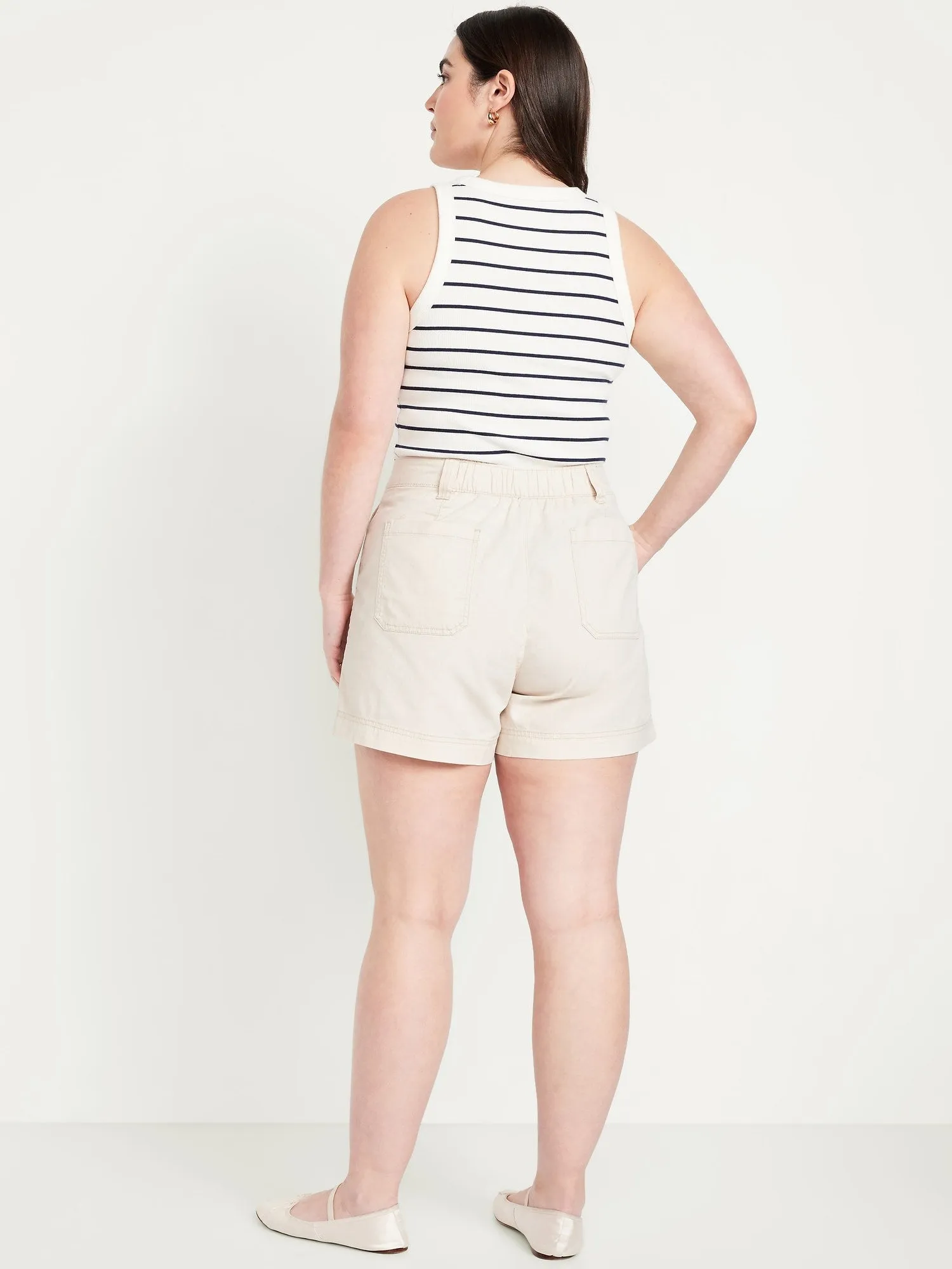 High-Waisted OGC Chino Shorts -- 5-inch inseam