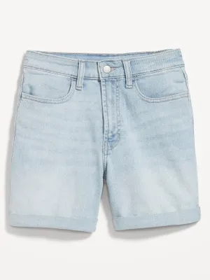 High-Waisted Wow Jean Shorts -- 5-inch inseam