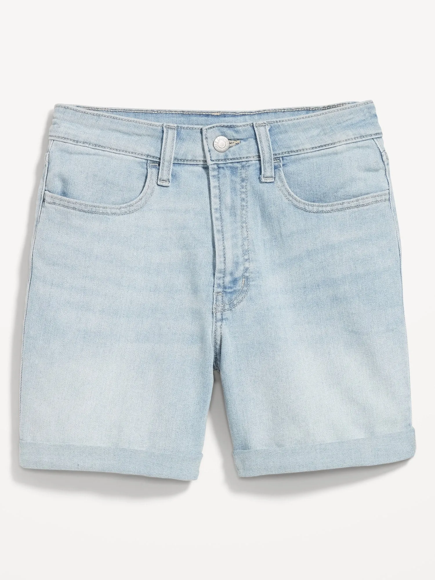 High-Waisted Wow Jean Shorts -- 5-inch inseam