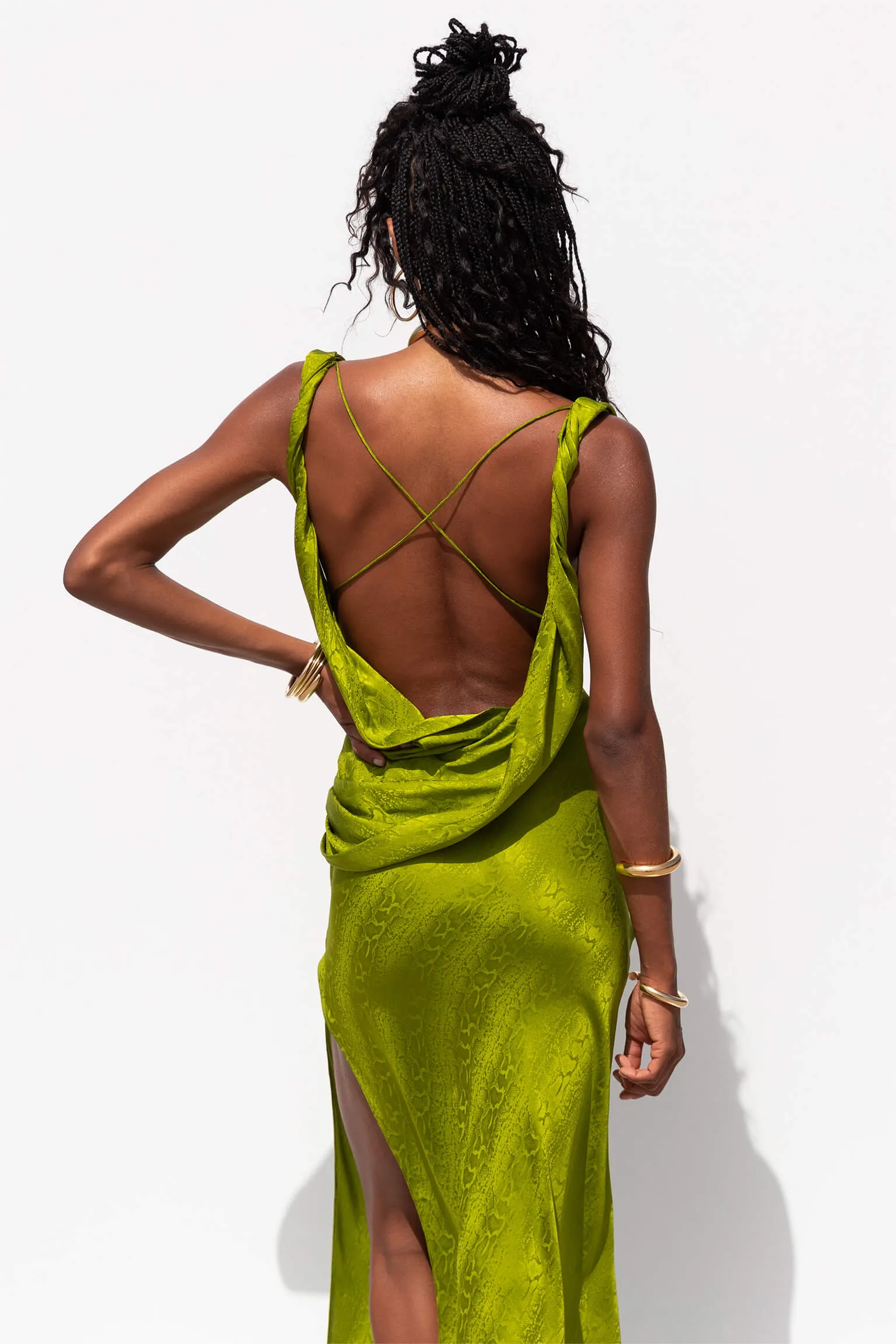 Hot Deal Navarra Dress Lime RAT&BOA  Ends Soon!