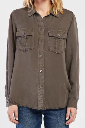 Insta-Worthy Brea Utility Style Button Down Shirt  Last Few Pieces!